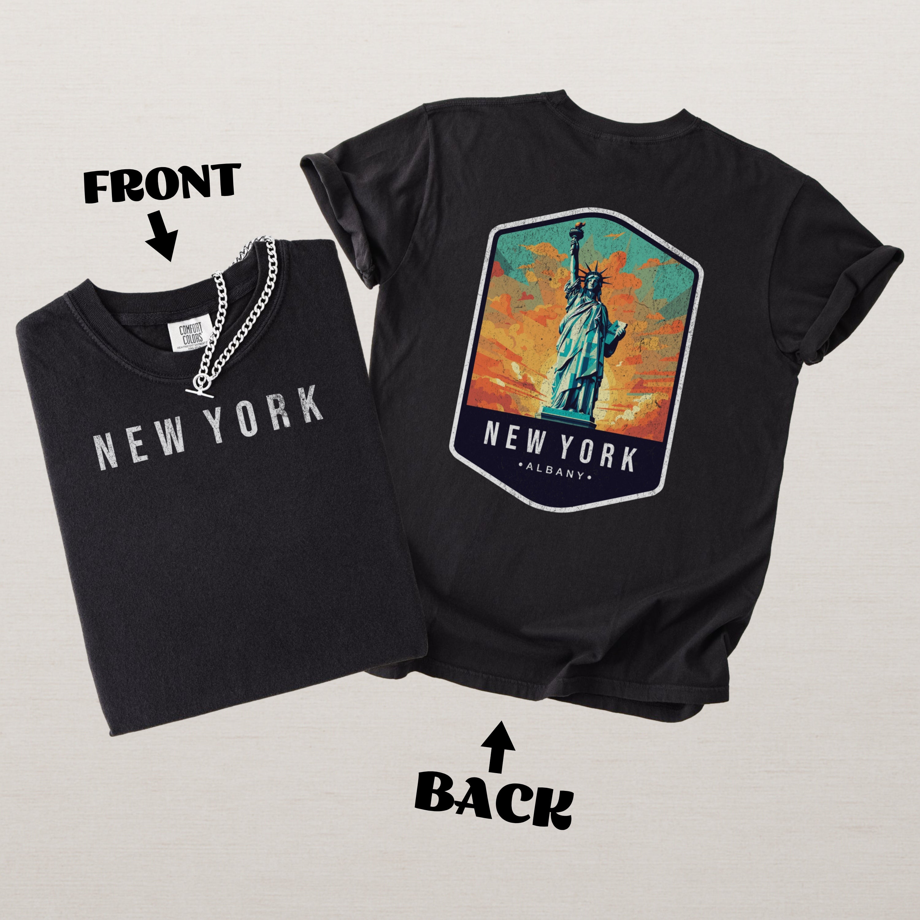 New York Scenic Badge Shirt – Albany Edition