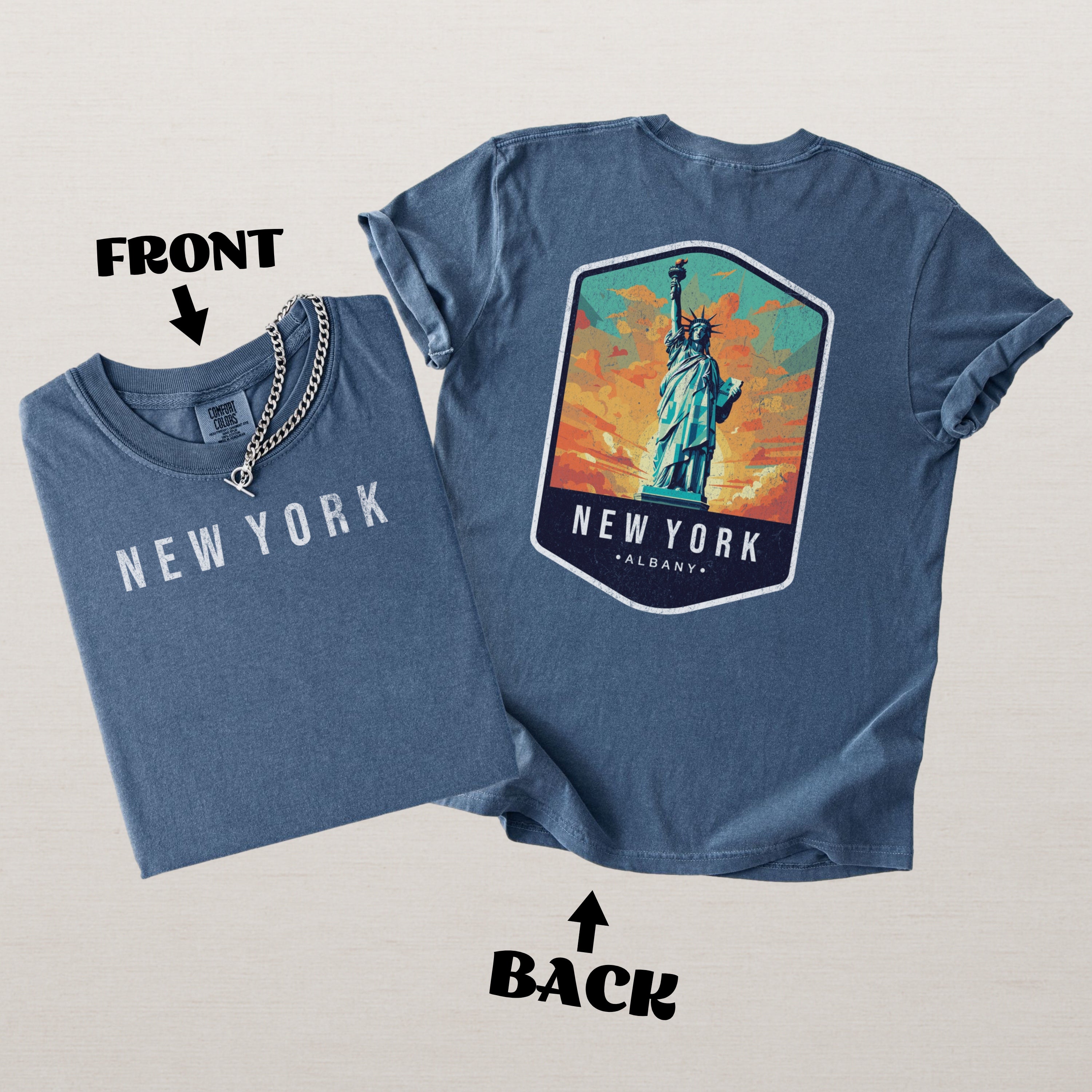 New York Scenic Badge Shirt – Albany Edition