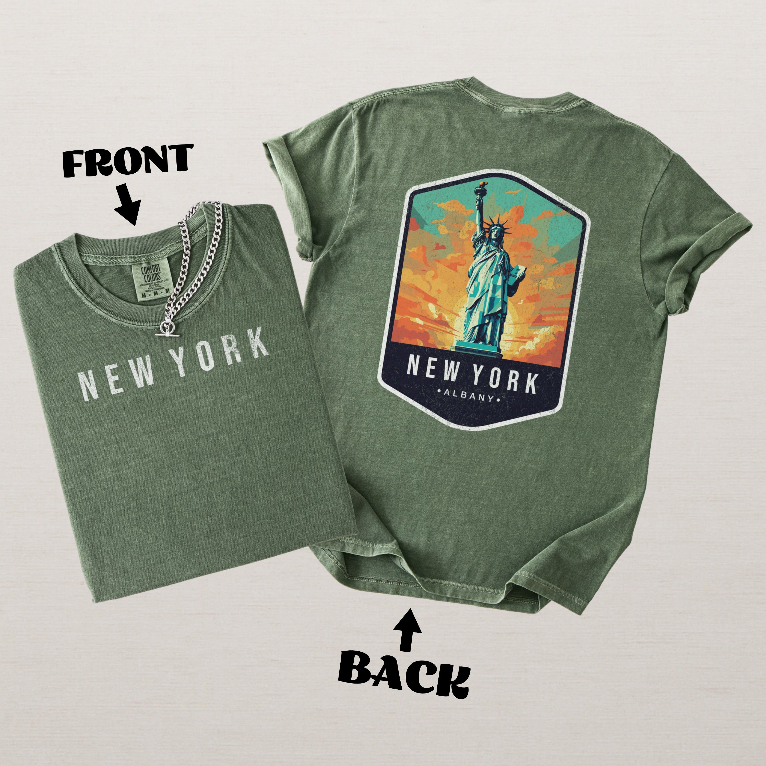 New York Scenic Badge Shirt – Albany Edition