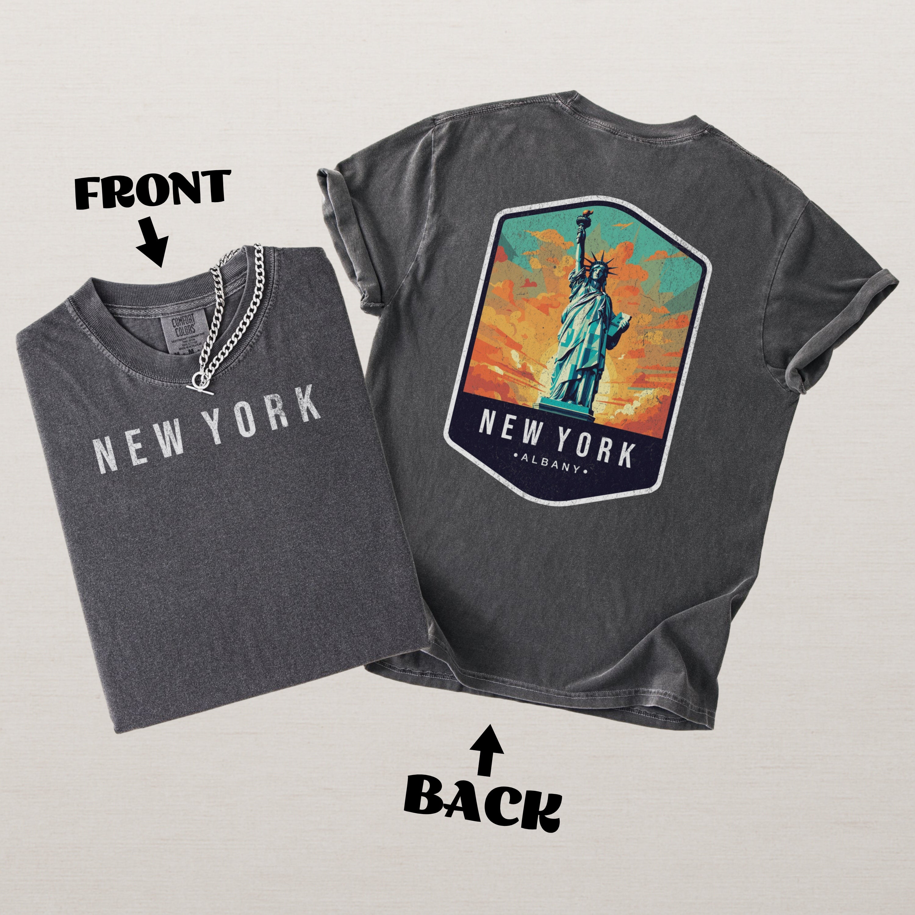 New York Scenic Badge Shirt – Albany Edition