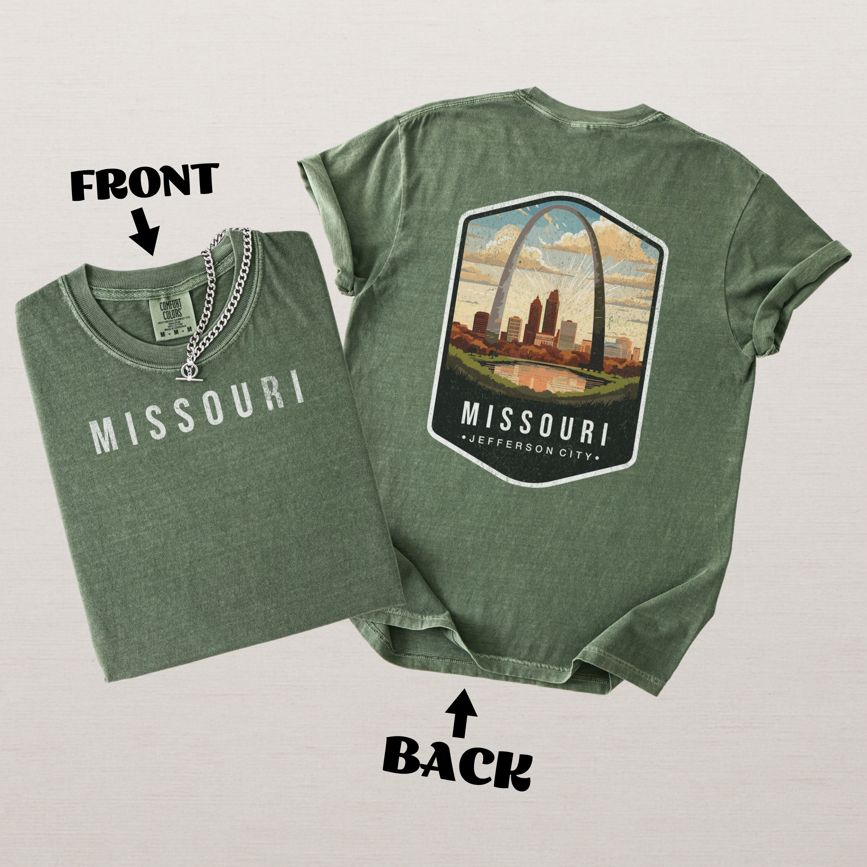 Missouri Scenic Badge Shirt – Jefferson City Edition