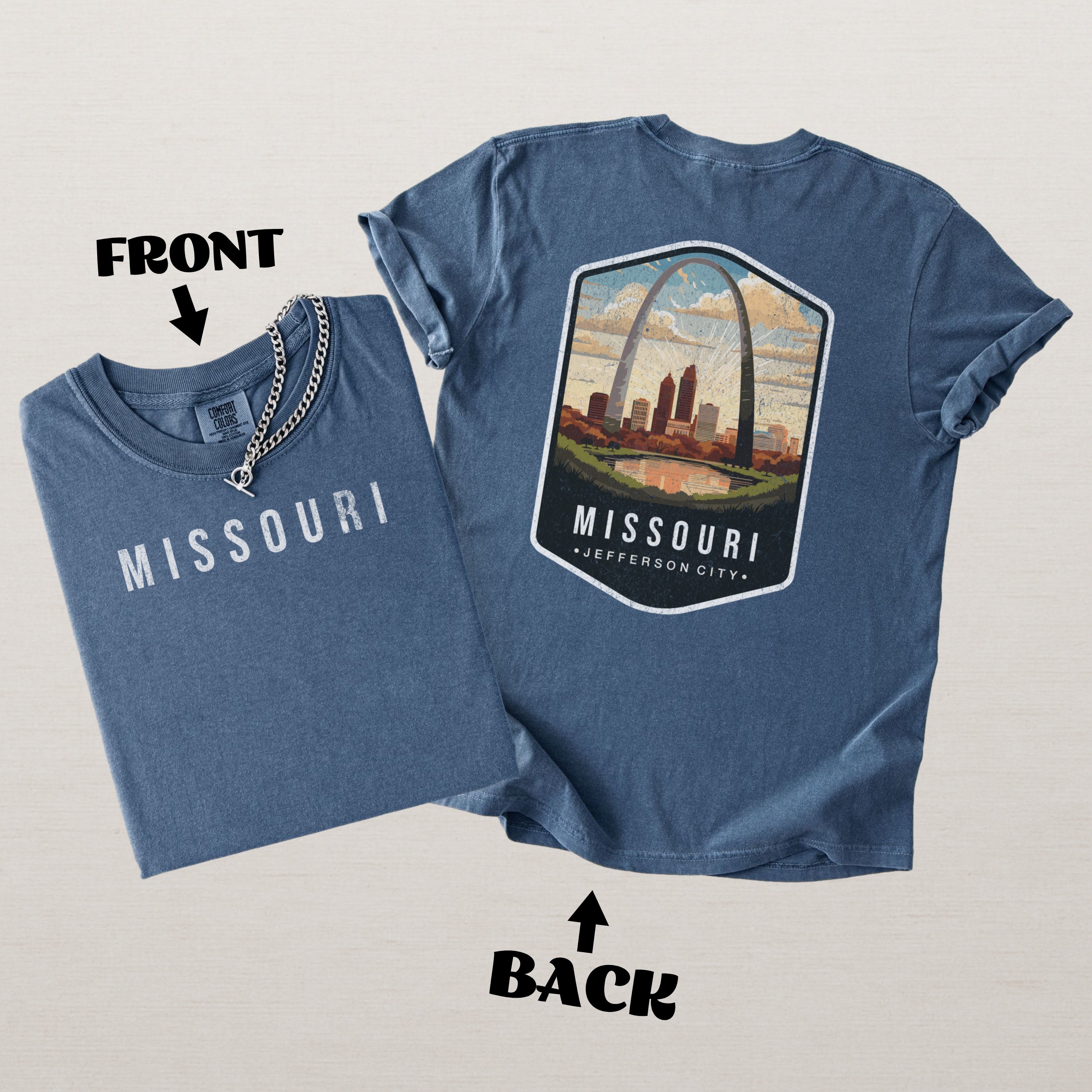 Missouri Scenic Badge Shirt – Jefferson City Edition