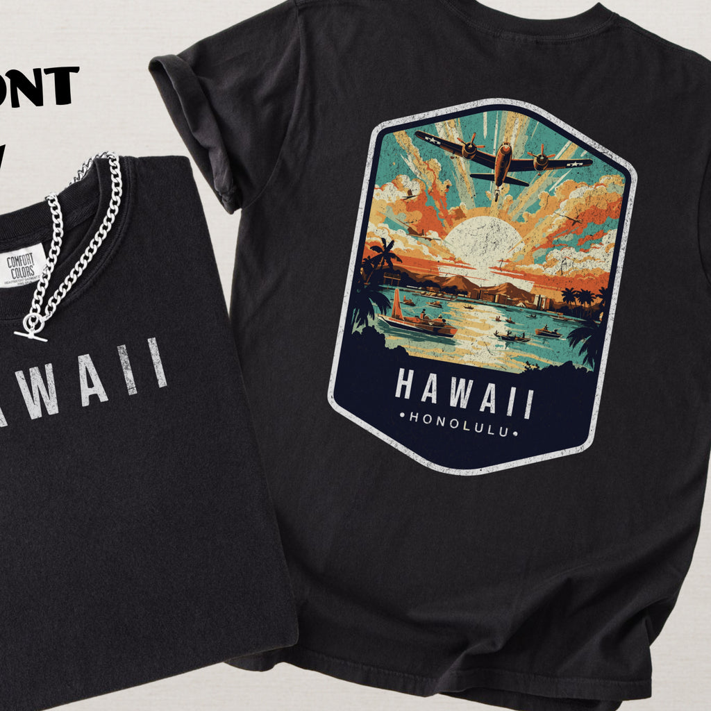 Hawaii Scenic Badge Shirt – Honolulu Island Edition