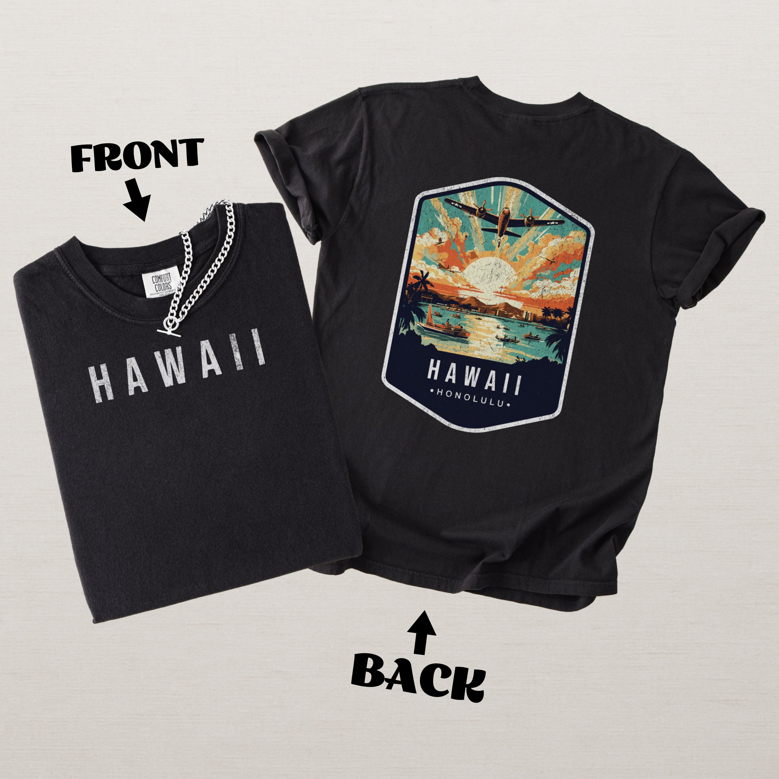 Hawaii Scenic Badge Shirt – Honolulu Island Edition
