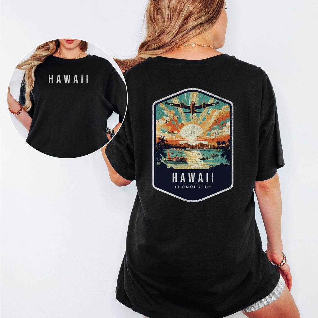 Hawaii Scenic Badge Shirt – Honolulu Island Edition