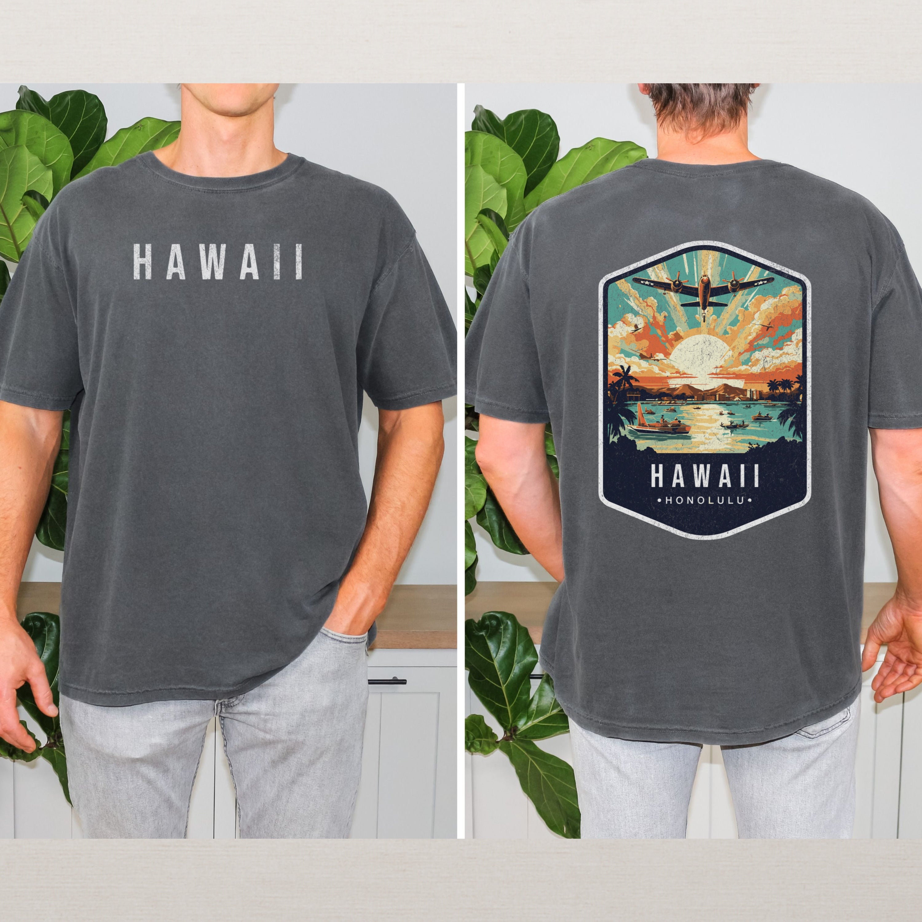 Hawaii Scenic Badge Shirt – Honolulu Island Edition