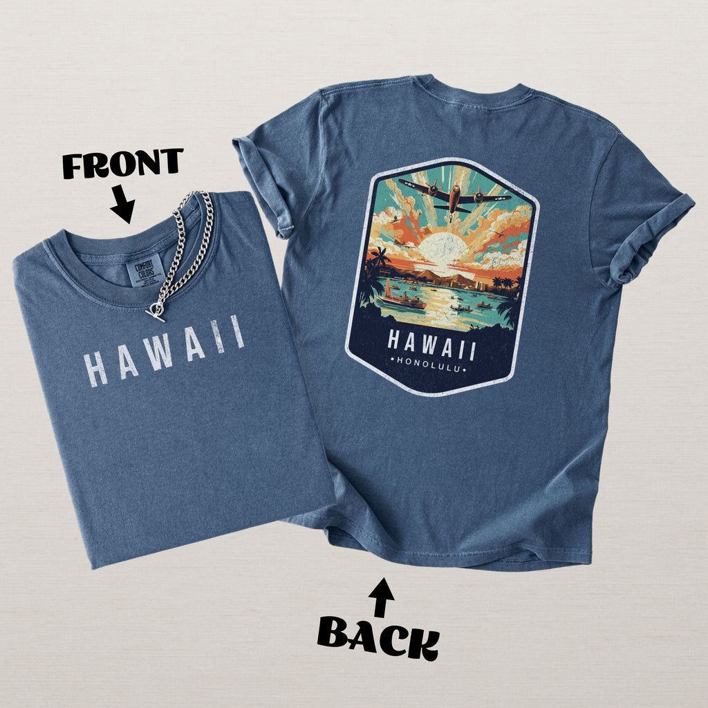 Hawaii Scenic Badge Shirt – Honolulu Island Edition