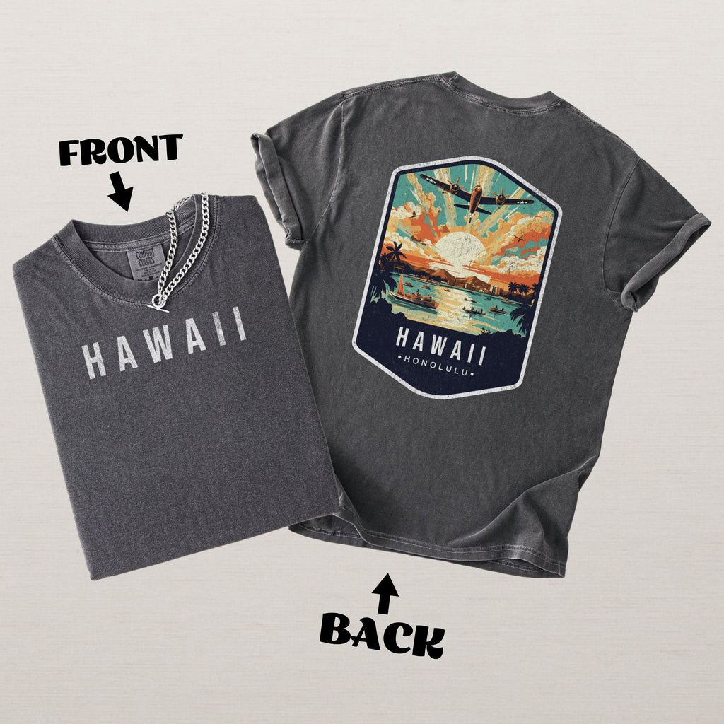 Hawaii Scenic Badge Shirt – Honolulu Island Edition