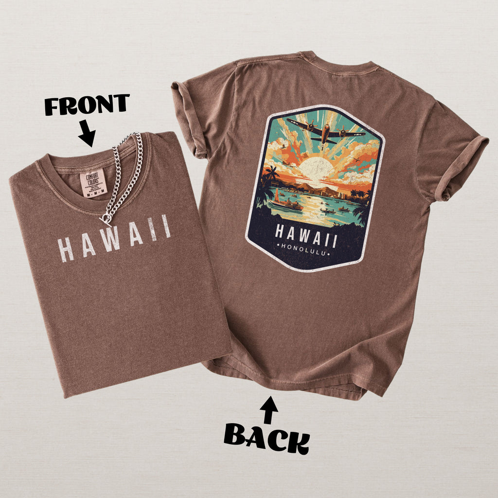 Hawaii Scenic Badge Shirt – Honolulu Island Edition