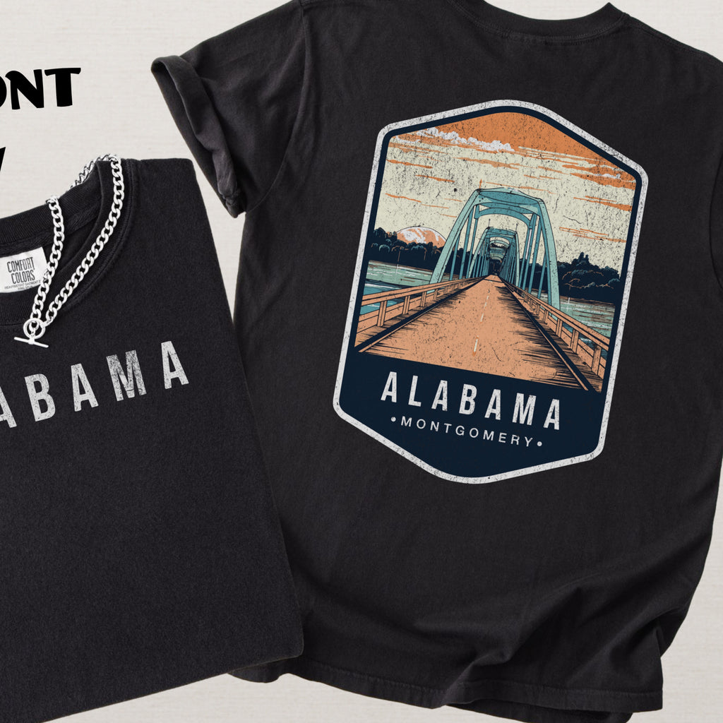 Alabama Scenic Badge Shirt – Montgomery Landmark Edition