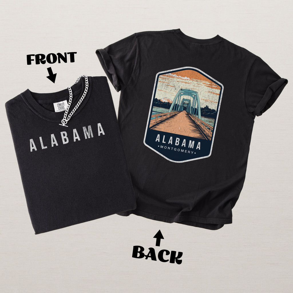 Alabama Scenic Badge Shirt – Montgomery Landmark Edition