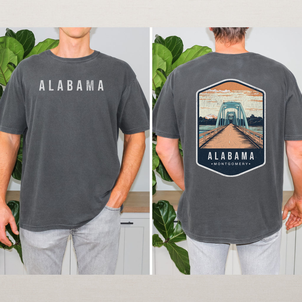 Alabama Scenic Badge Shirt – Montgomery Landmark Edition