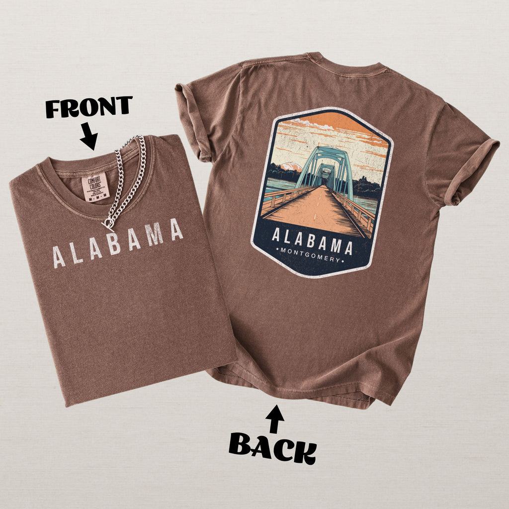 Alabama Scenic Badge Shirt – Montgomery Landmark Edition