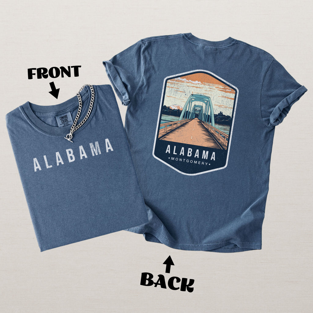 Alabama Scenic Badge Shirt – Montgomery Landmark Edition