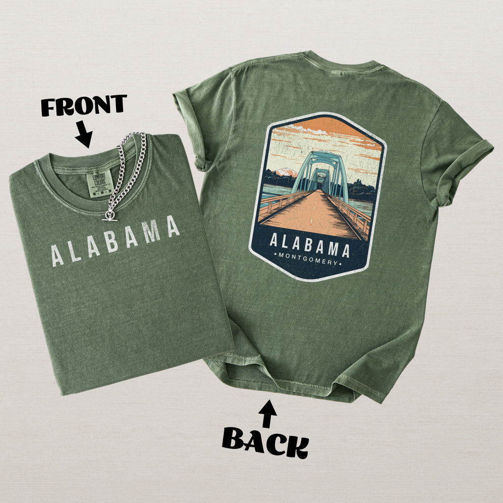 Alabama Scenic Badge Shirt – Montgomery Landmark Edition