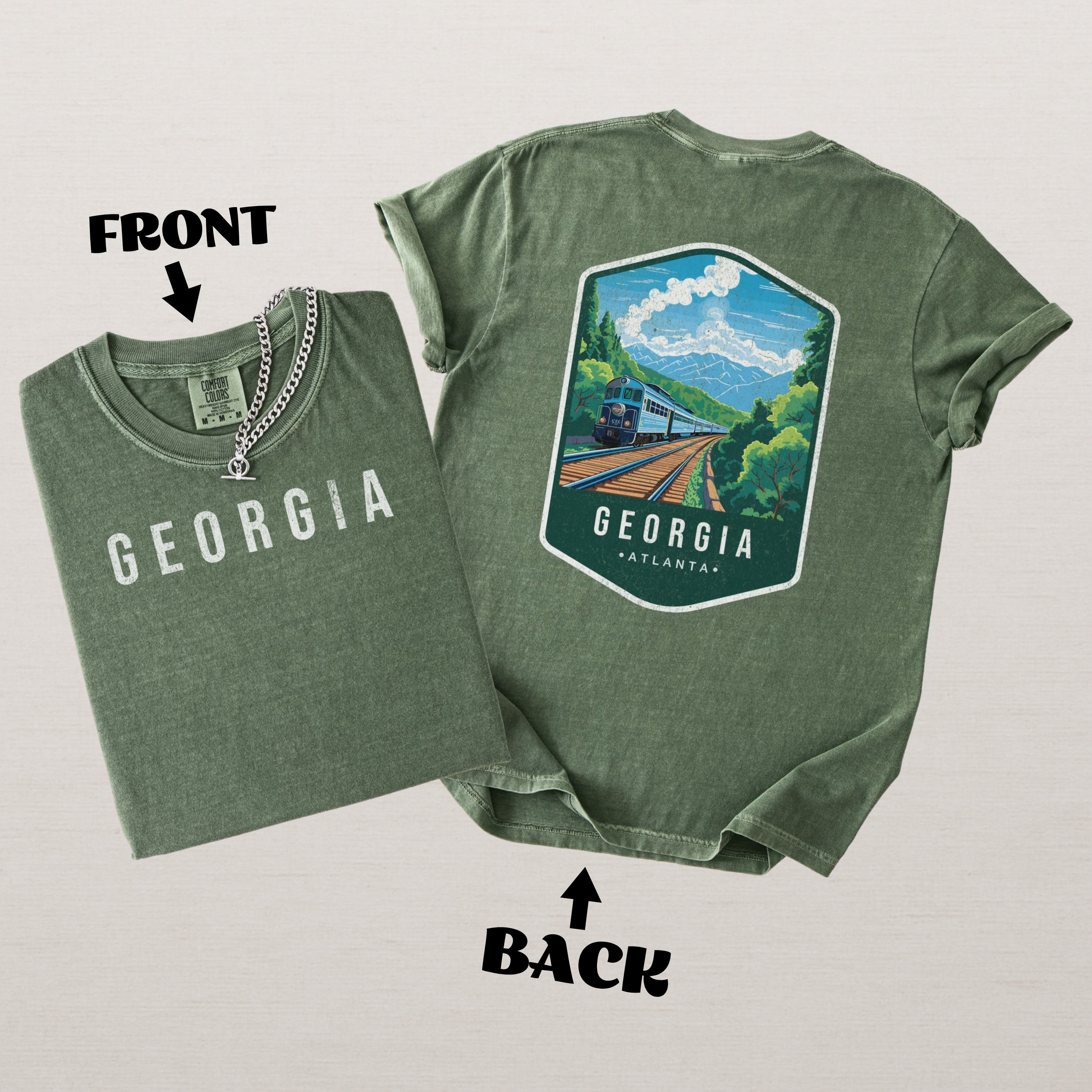 Georgia Scenic Badge Shirt – Atlanta Edition