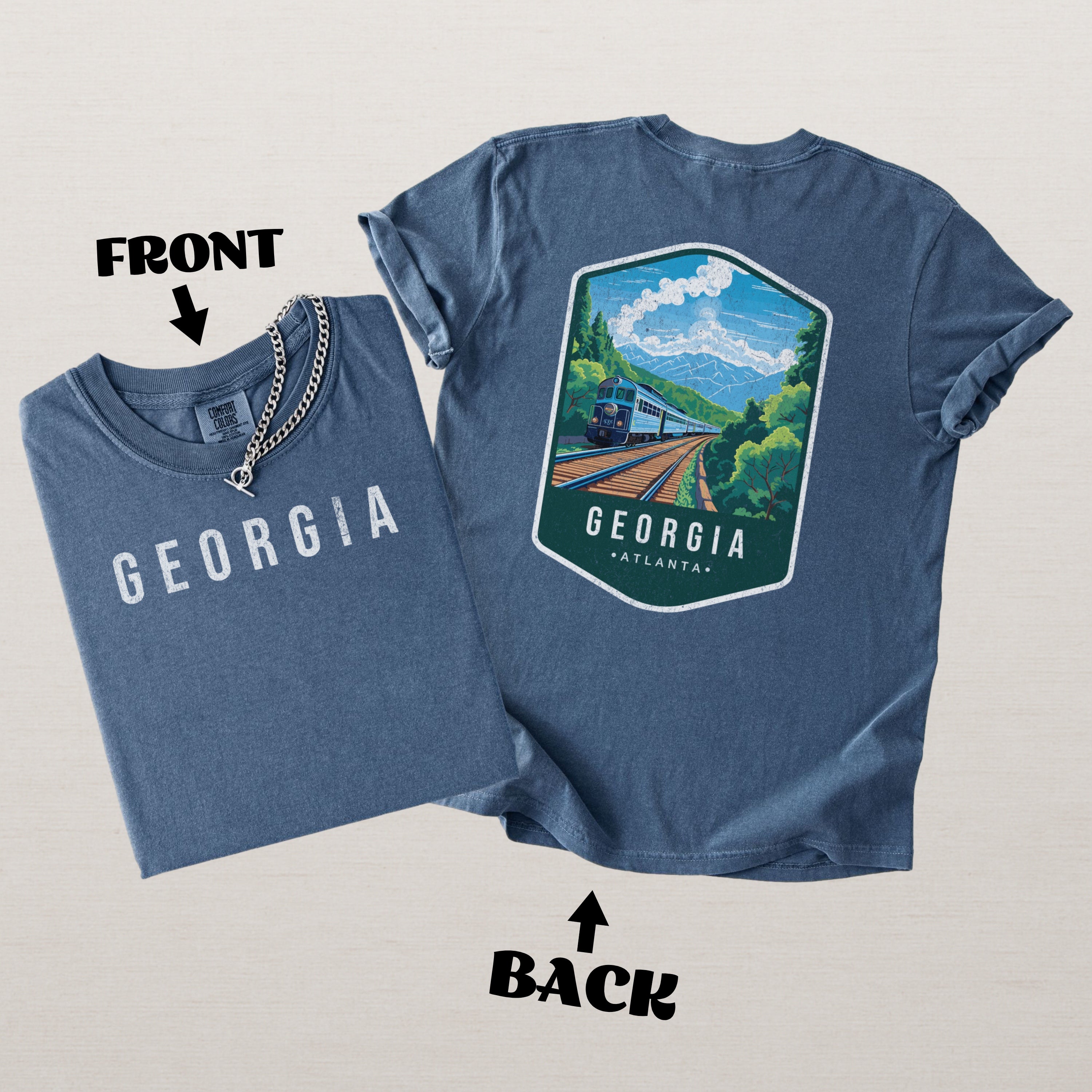 Georgia Scenic Badge Shirt – Atlanta Edition