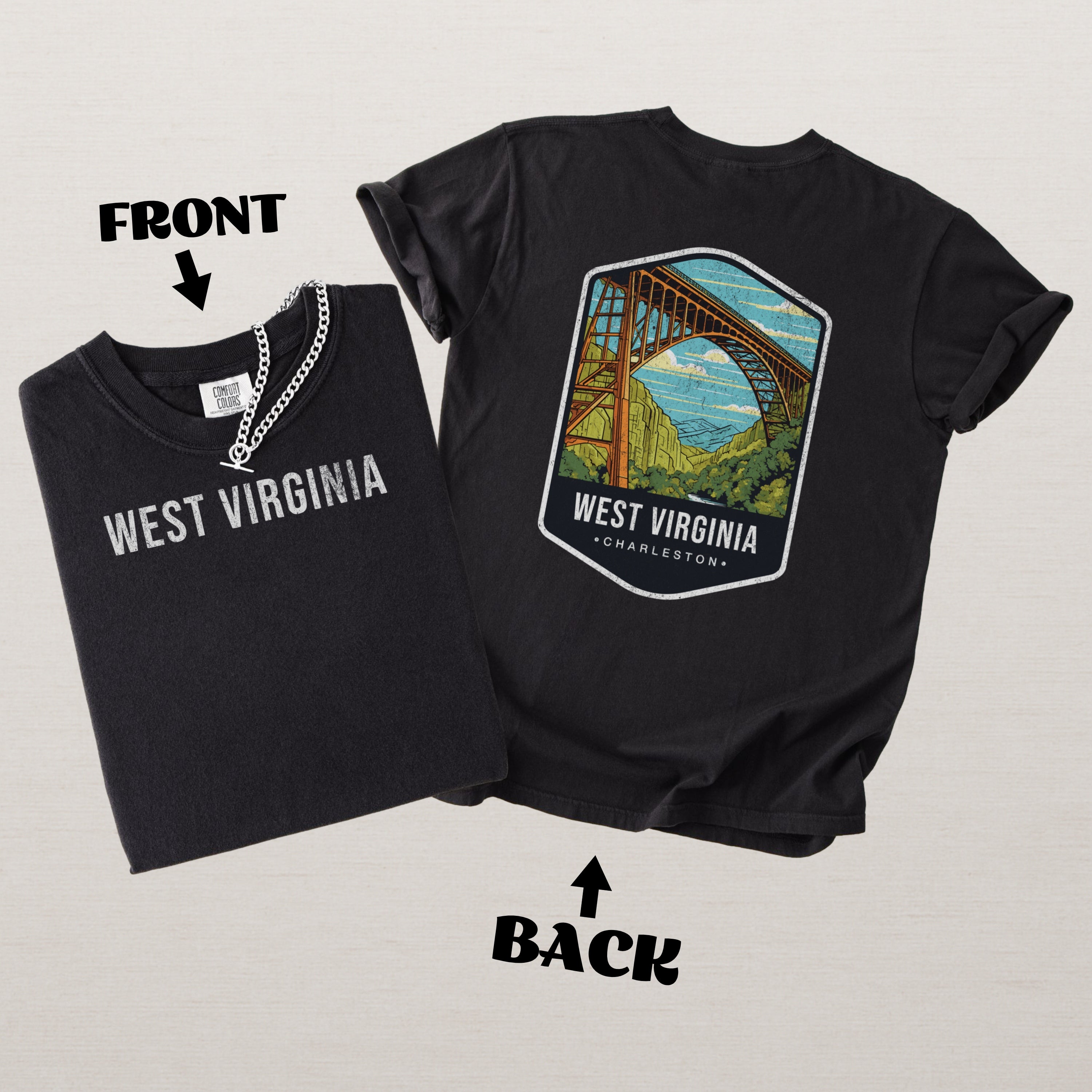 West Virginia Scenic Badge Shirt – Charleston Edition