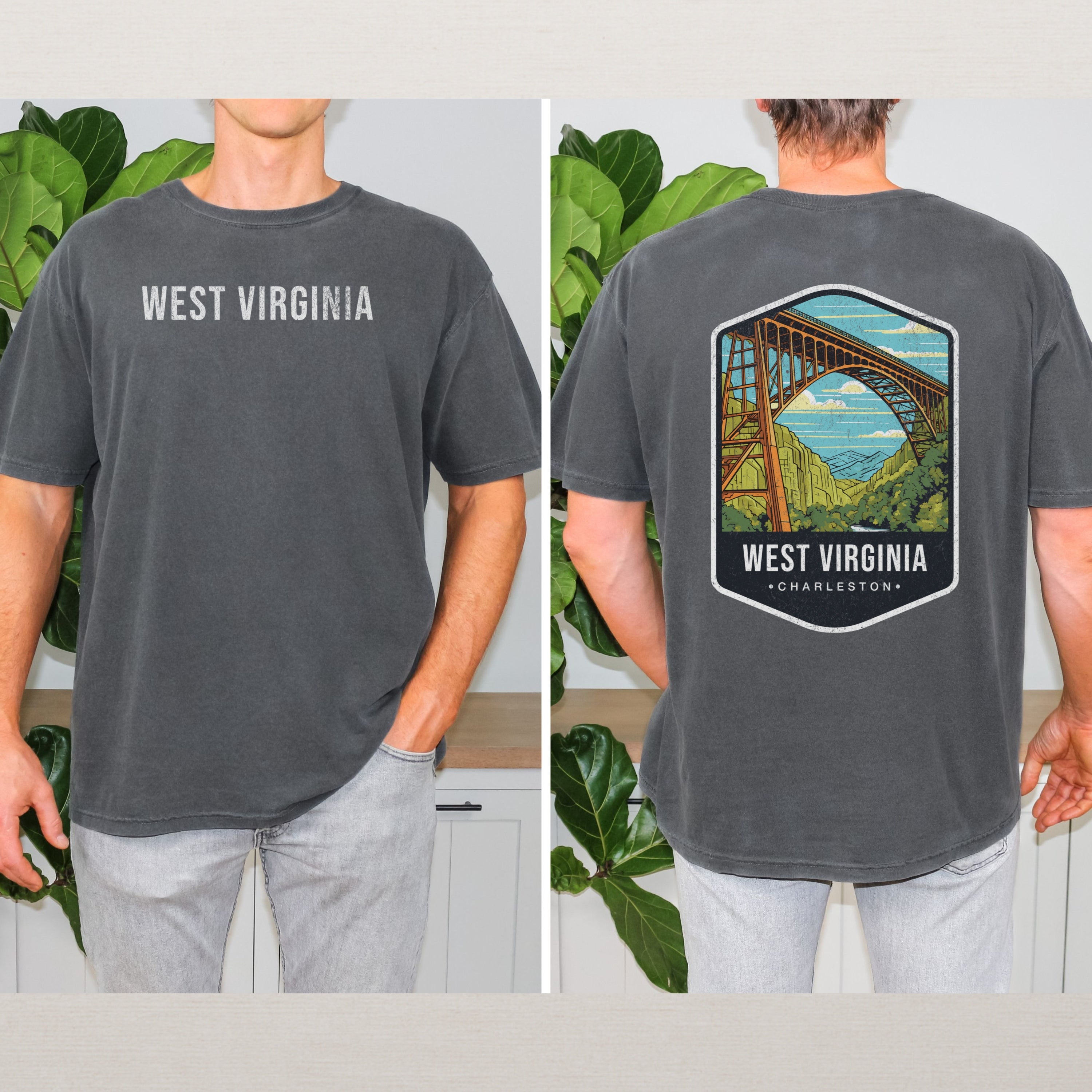 West Virginia Scenic Badge Shirt – Charleston Edition
