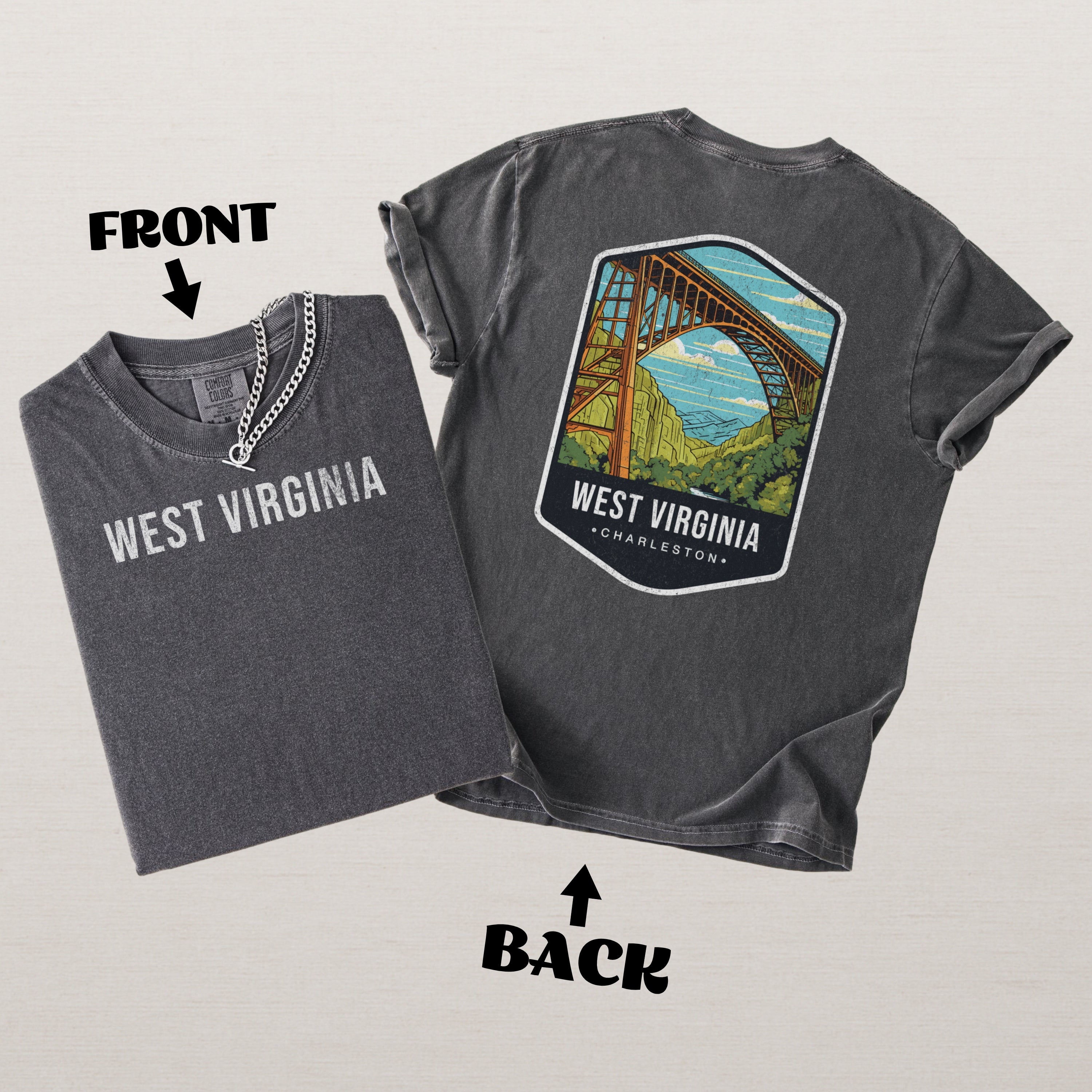 West Virginia Scenic Badge Shirt – Charleston Edition