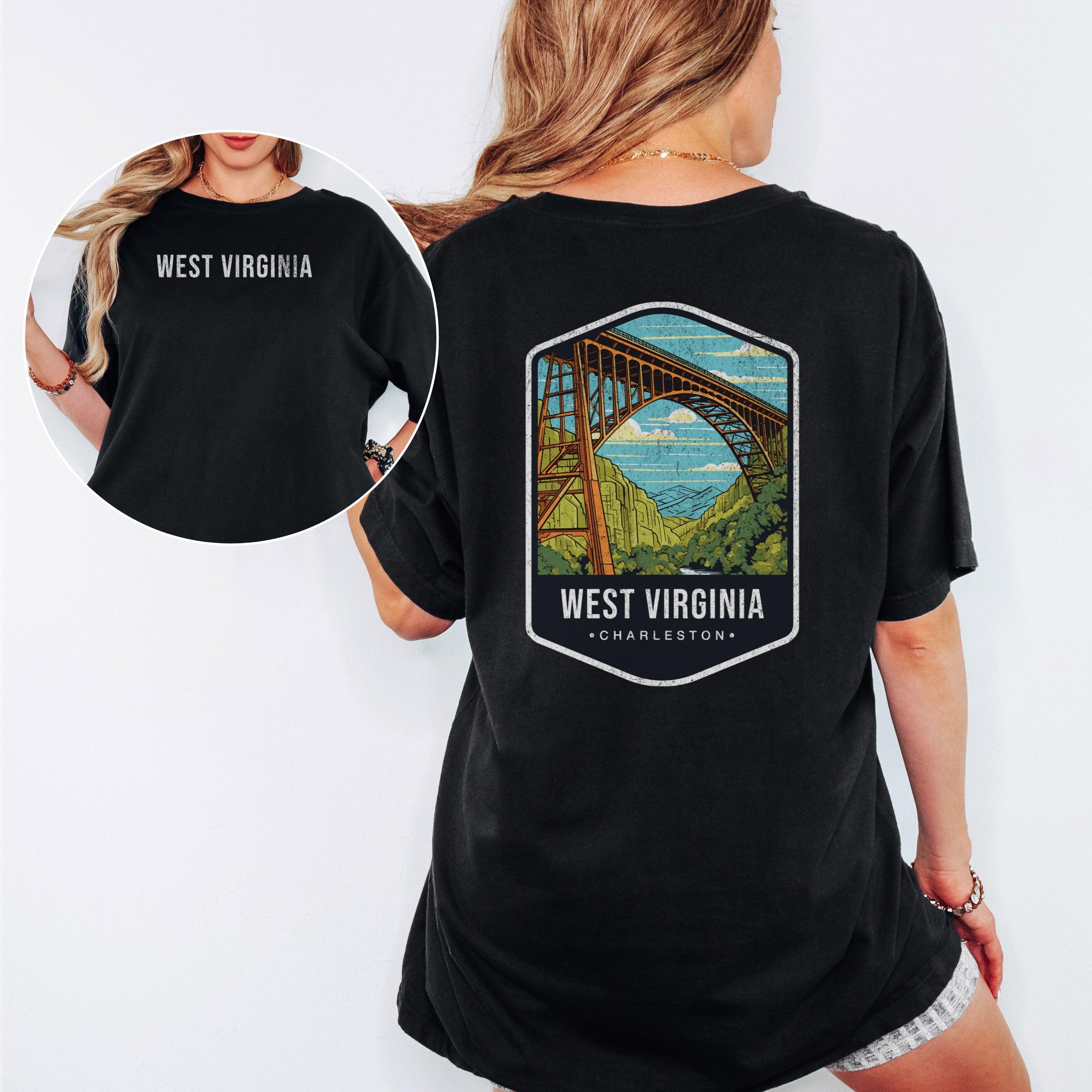 West Virginia Scenic Badge Shirt – Charleston Edition