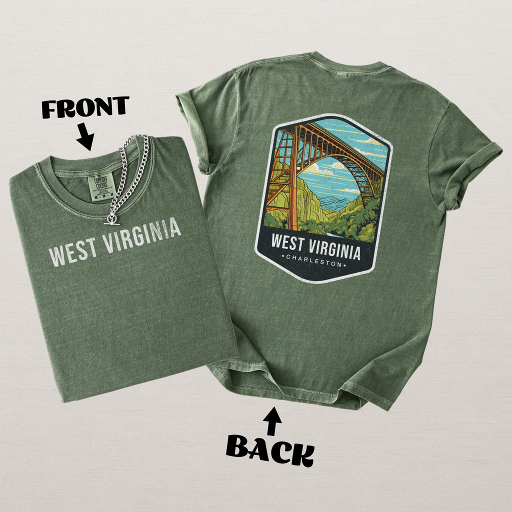 West Virginia Scenic Badge Shirt – Charleston Edition