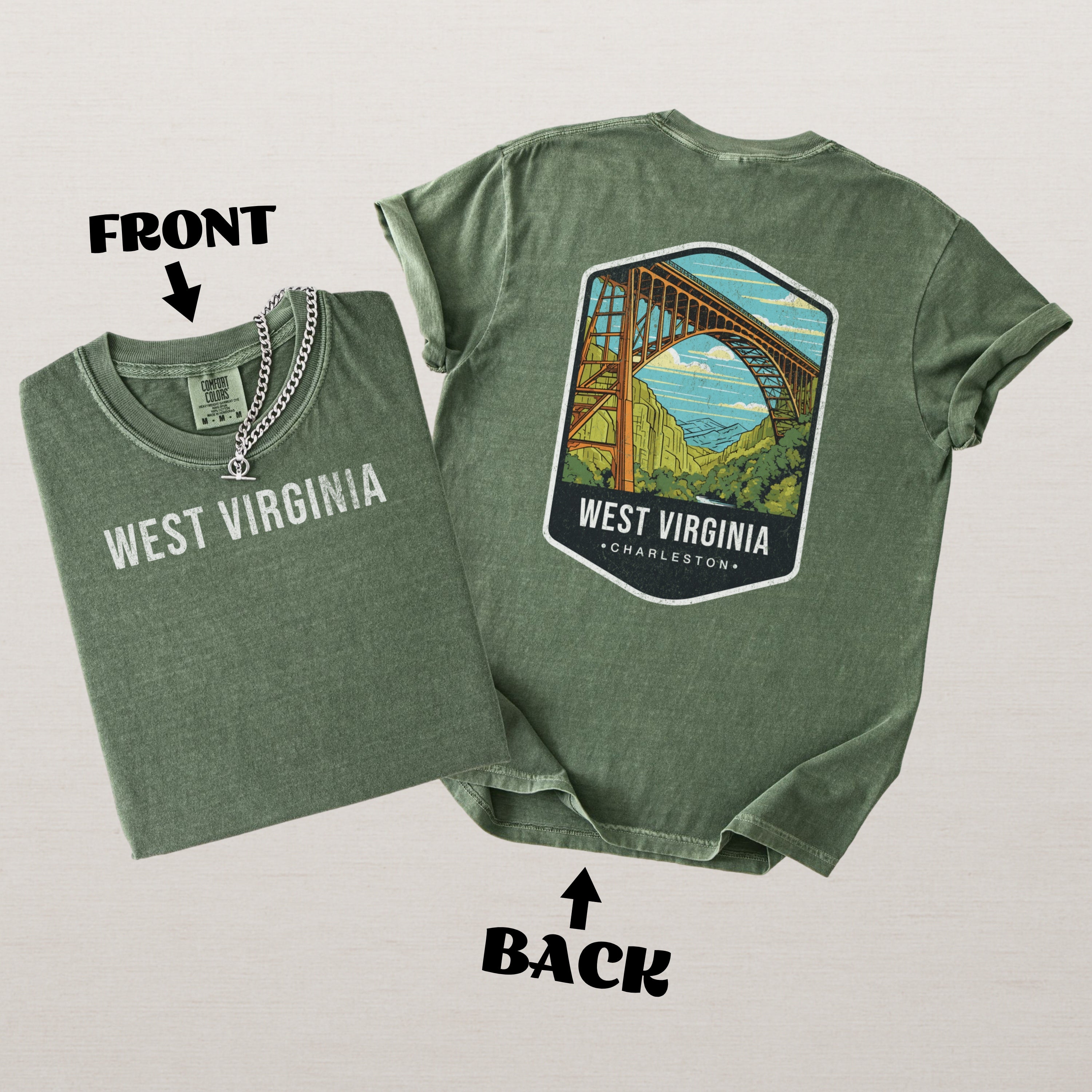 West Virginia Scenic Badge Shirt – Charleston Edition
