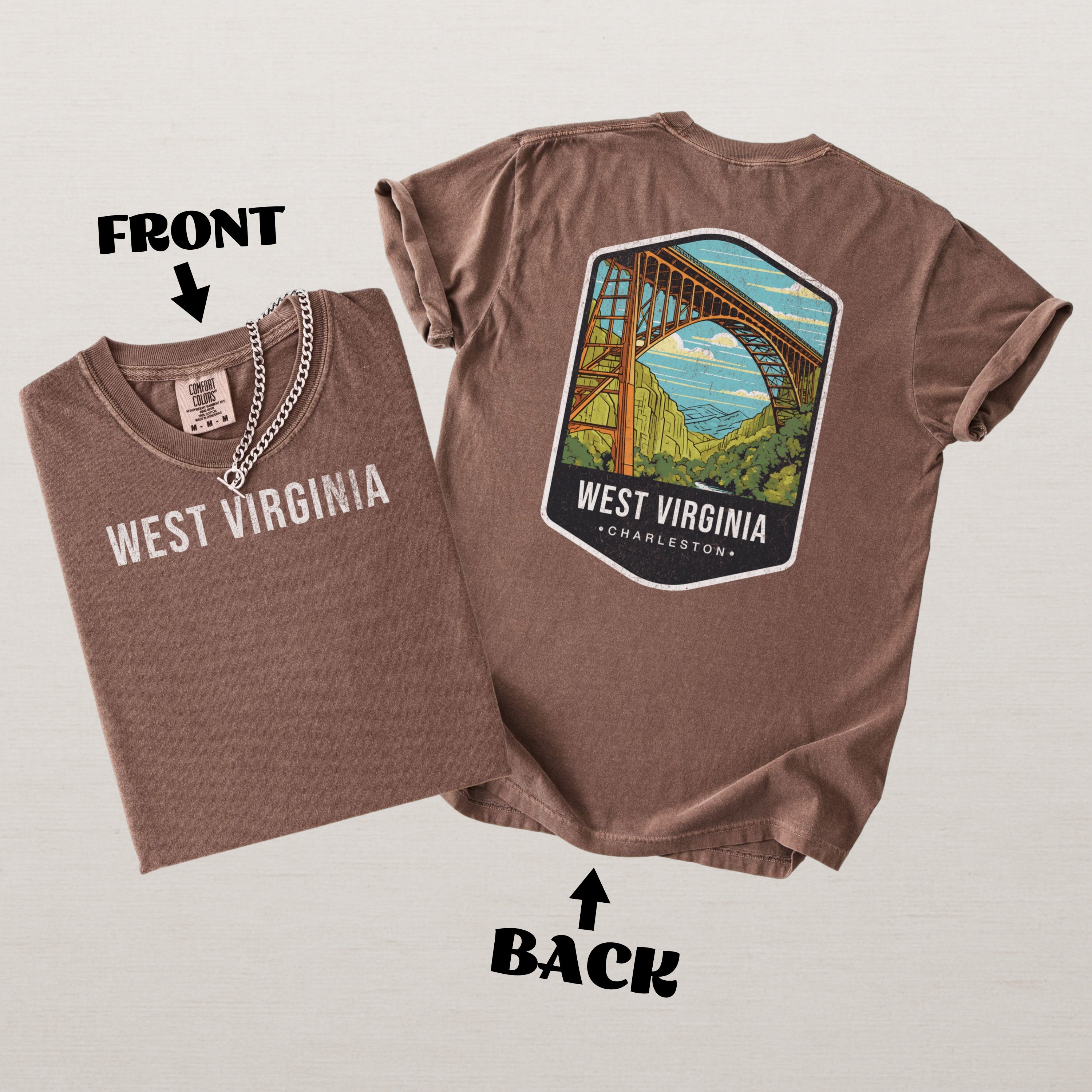 West Virginia Scenic Badge Shirt – Charleston Edition