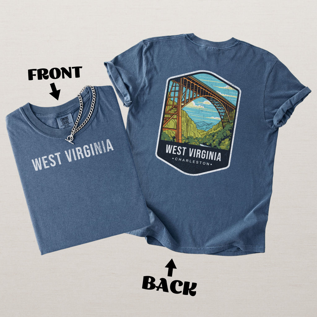 West Virginia Scenic Badge Shirt – Charleston Edition