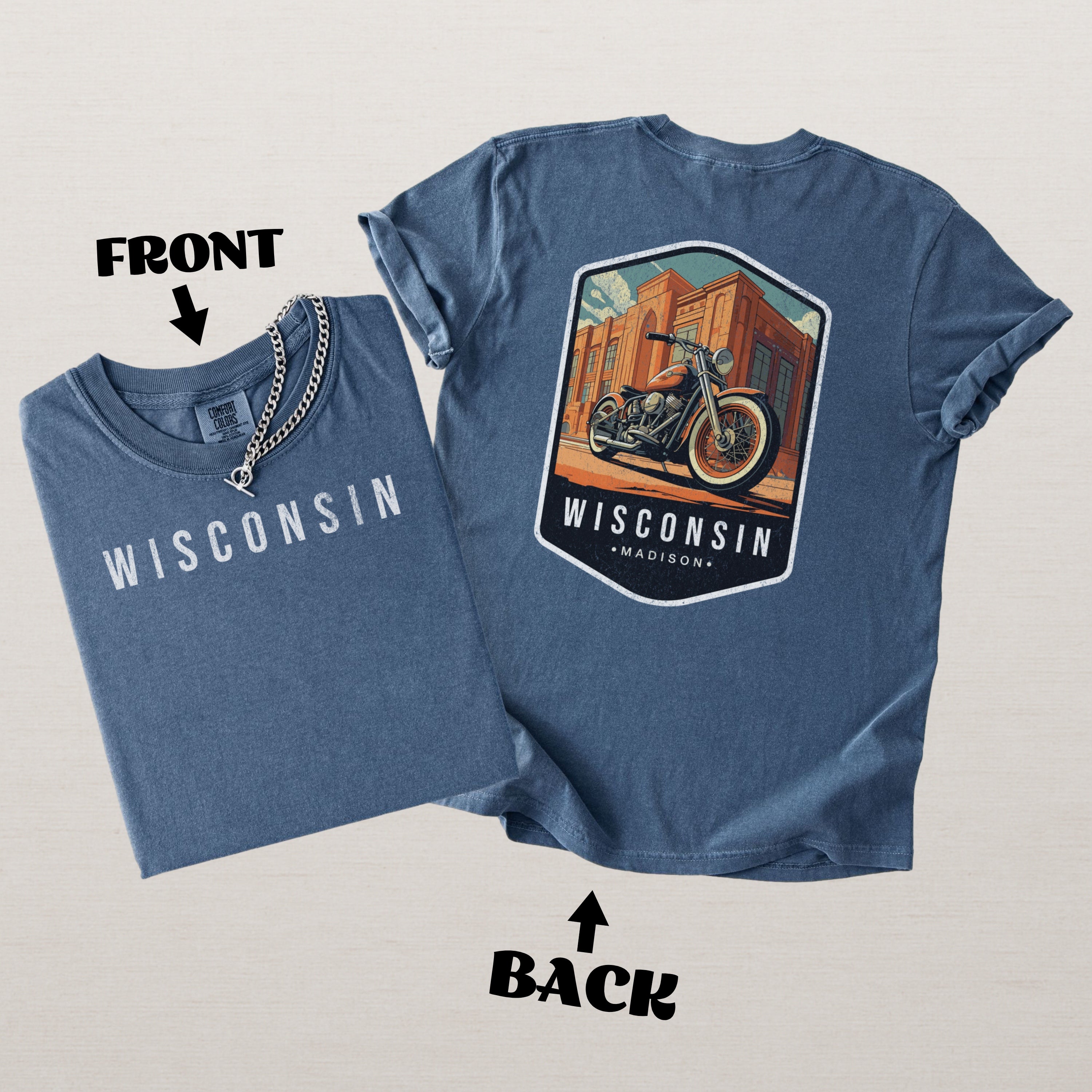 Wisconsin Scenic Badge Shirt – Madison Edition