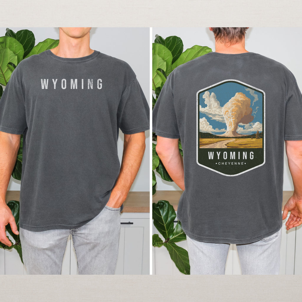 Wyoming Scenic Badge Shirt – Cheyenne Edition