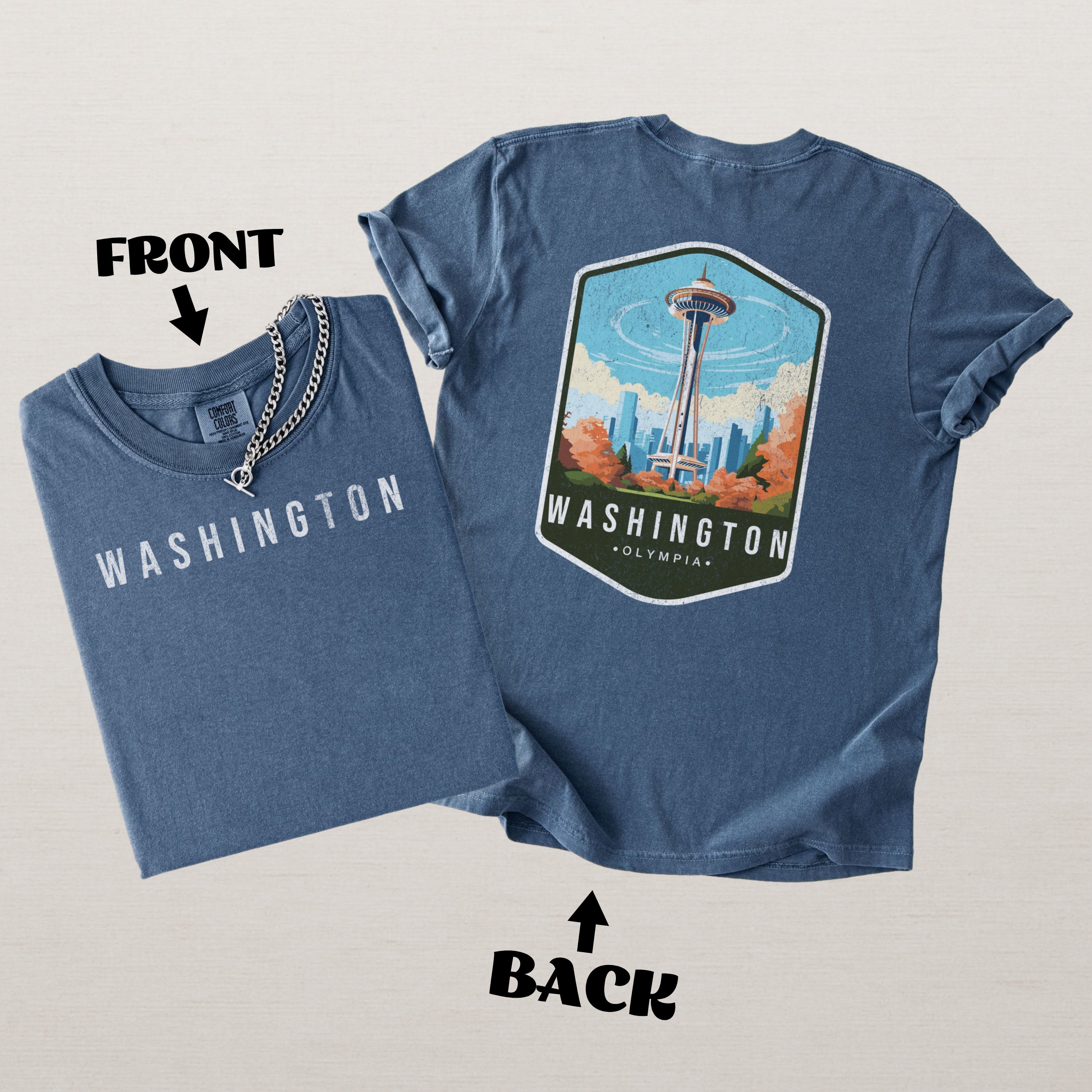 Washington Scenic Badge Shirt – Olympia Edition