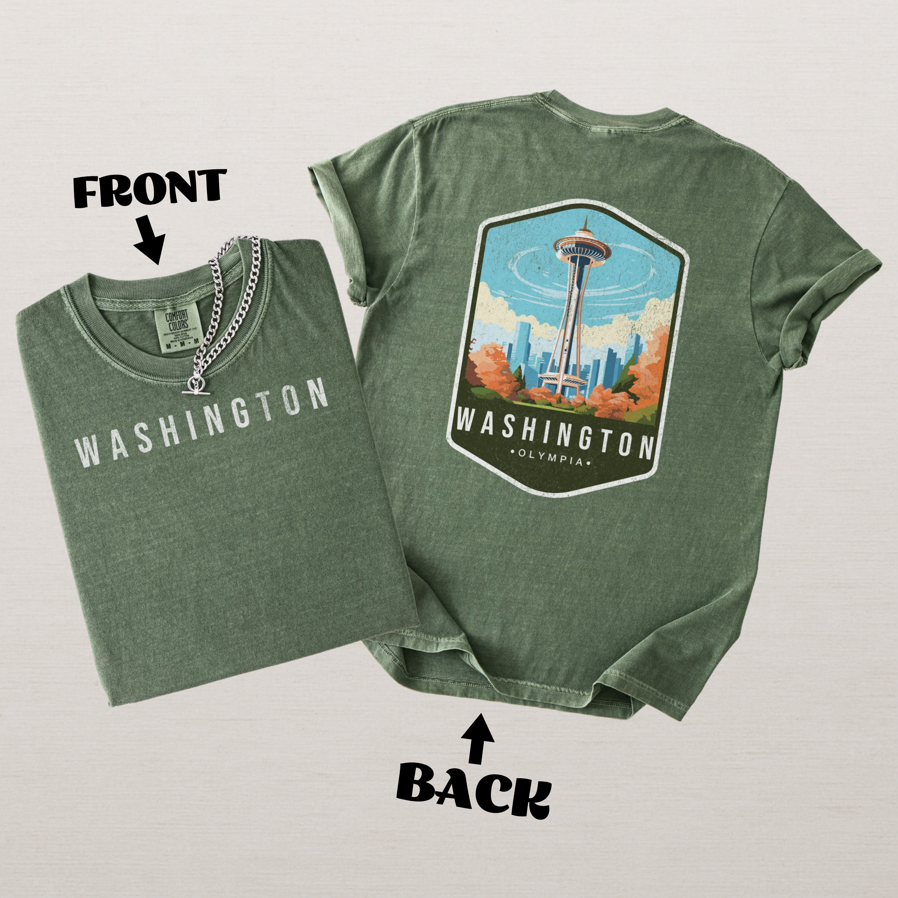 Washington Scenic Badge Shirt – Olympia Edition