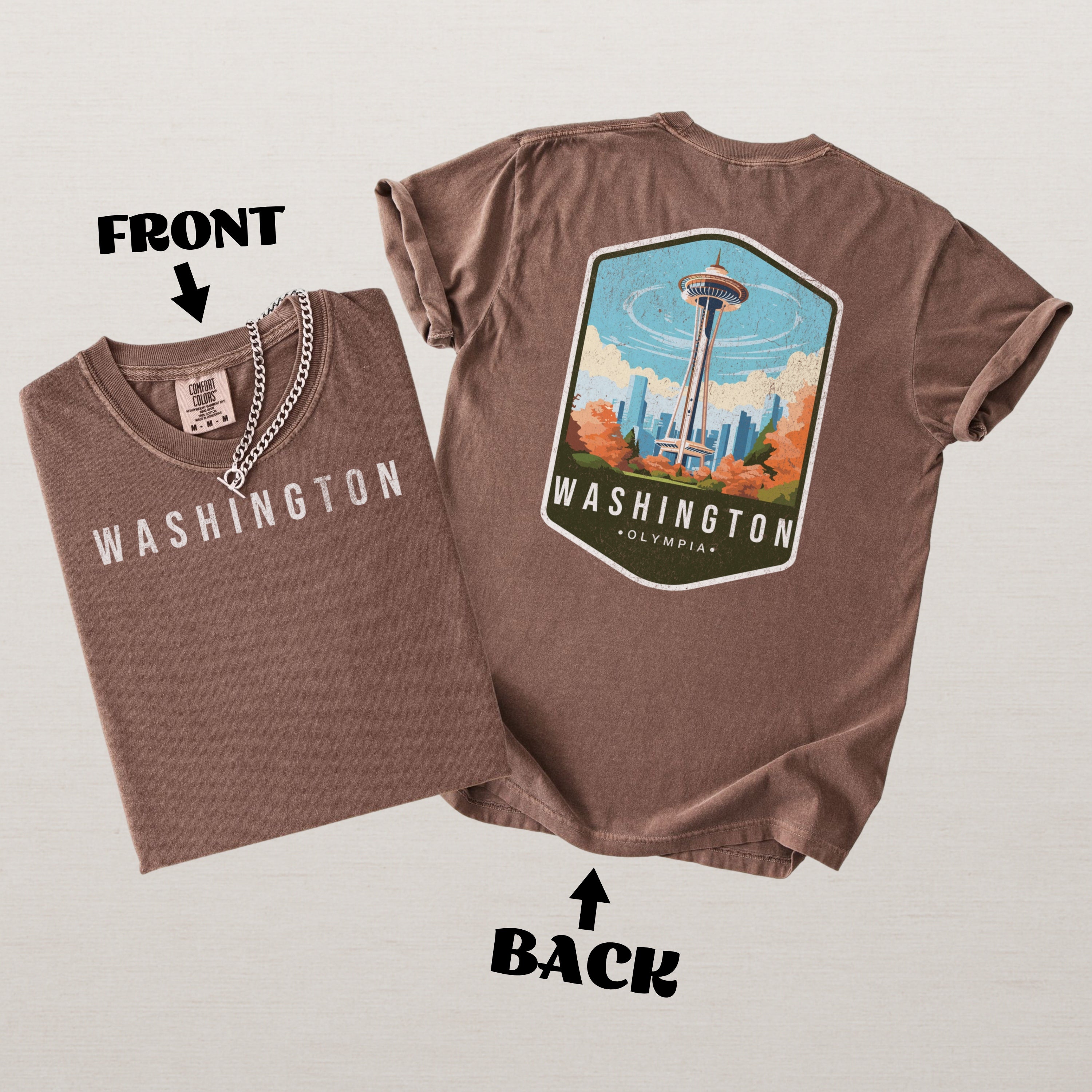 Washington Scenic Badge Shirt – Olympia Edition