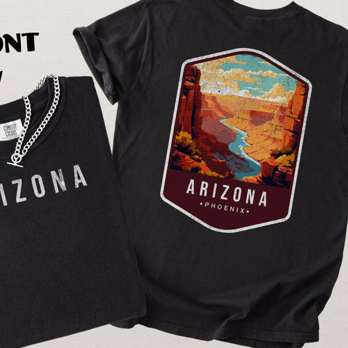 Arizona Scenic Badge Shirt – Phoenix Desert Edition