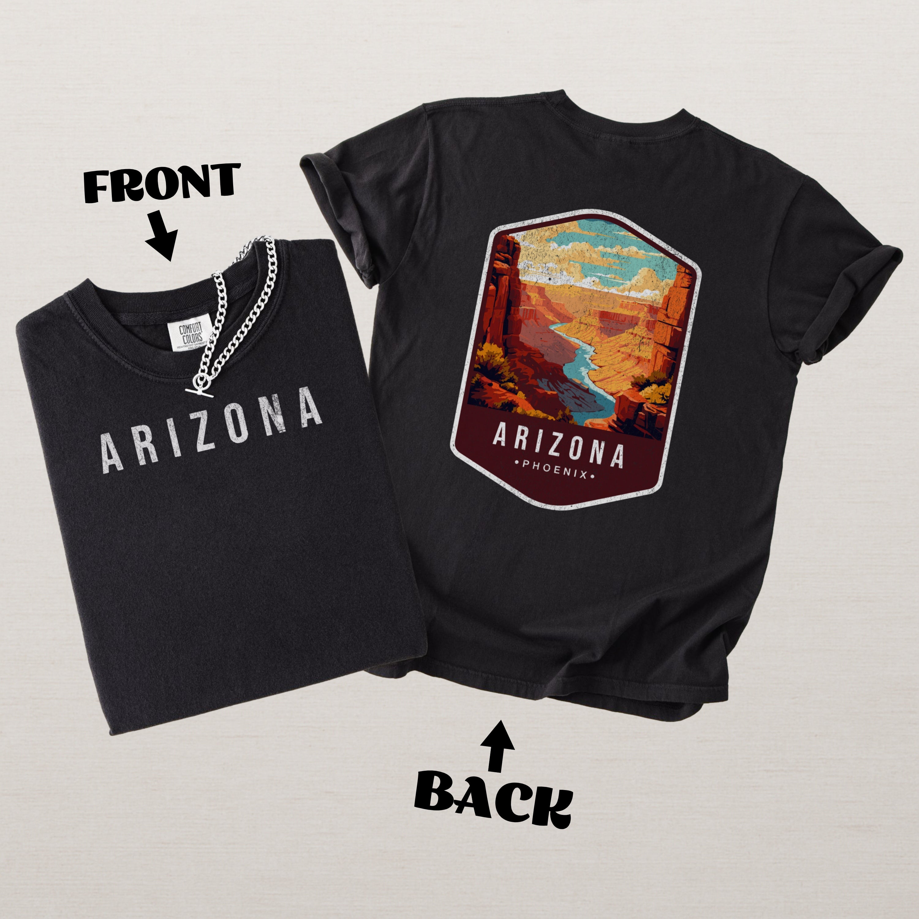 Arizona Scenic Badge Shirt – Phoenix Desert Edition