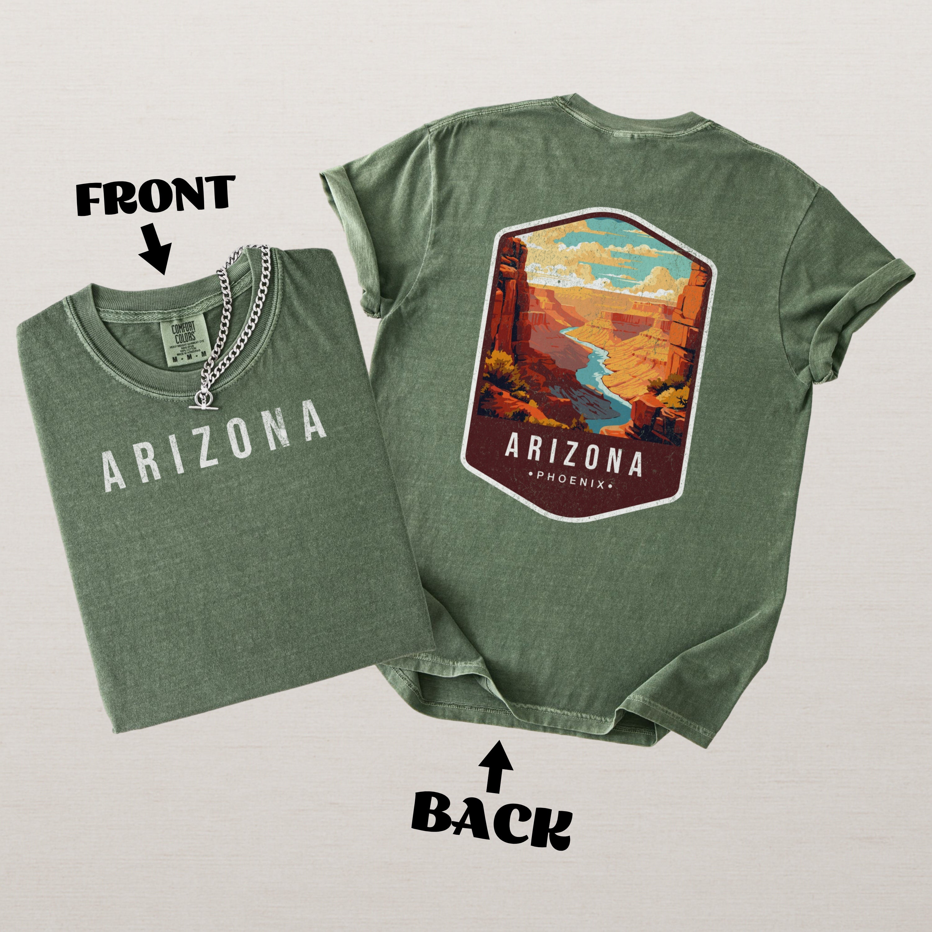 Arizona Scenic Badge Shirt – Phoenix Desert Edition
