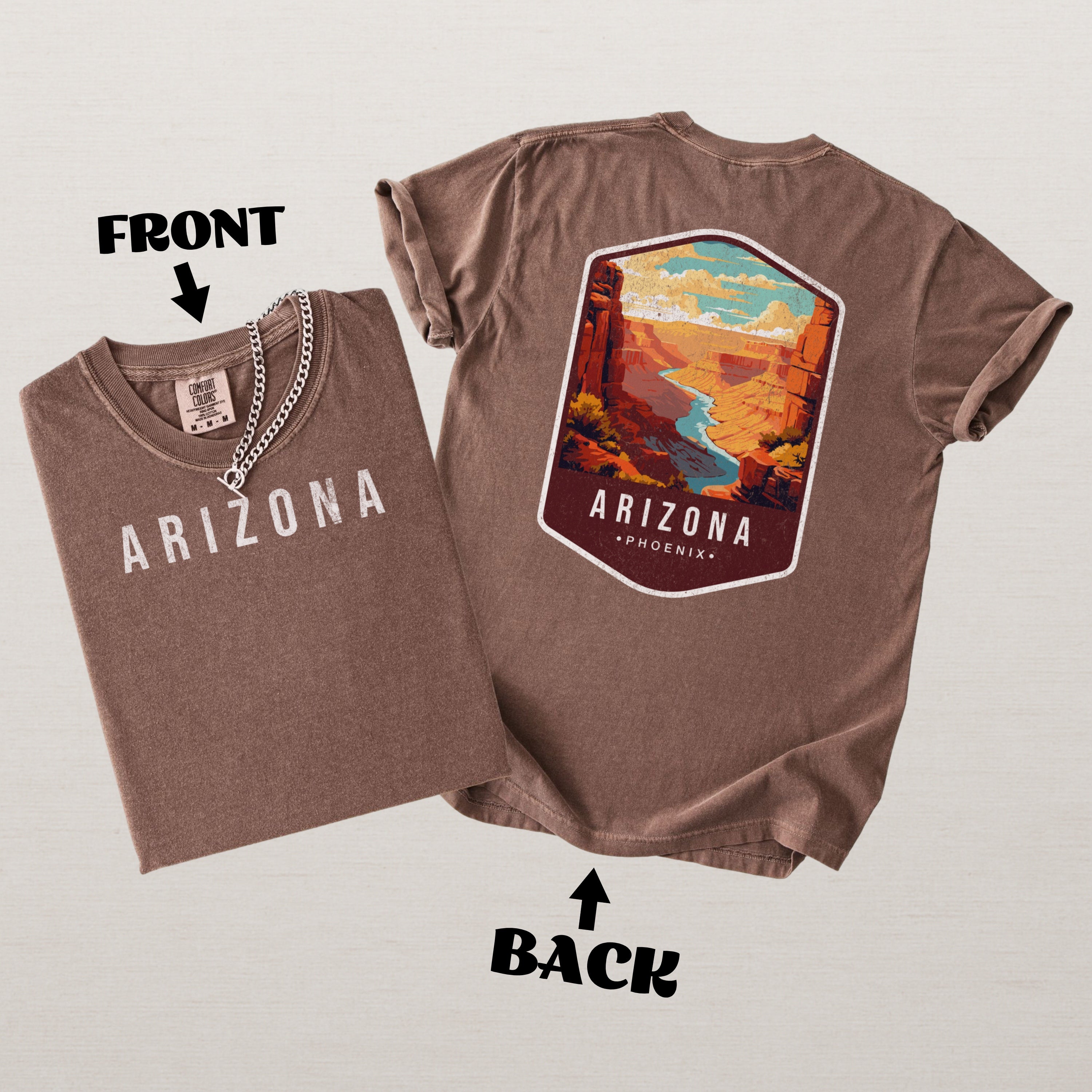 Arizona Scenic Badge Shirt – Phoenix Desert Edition