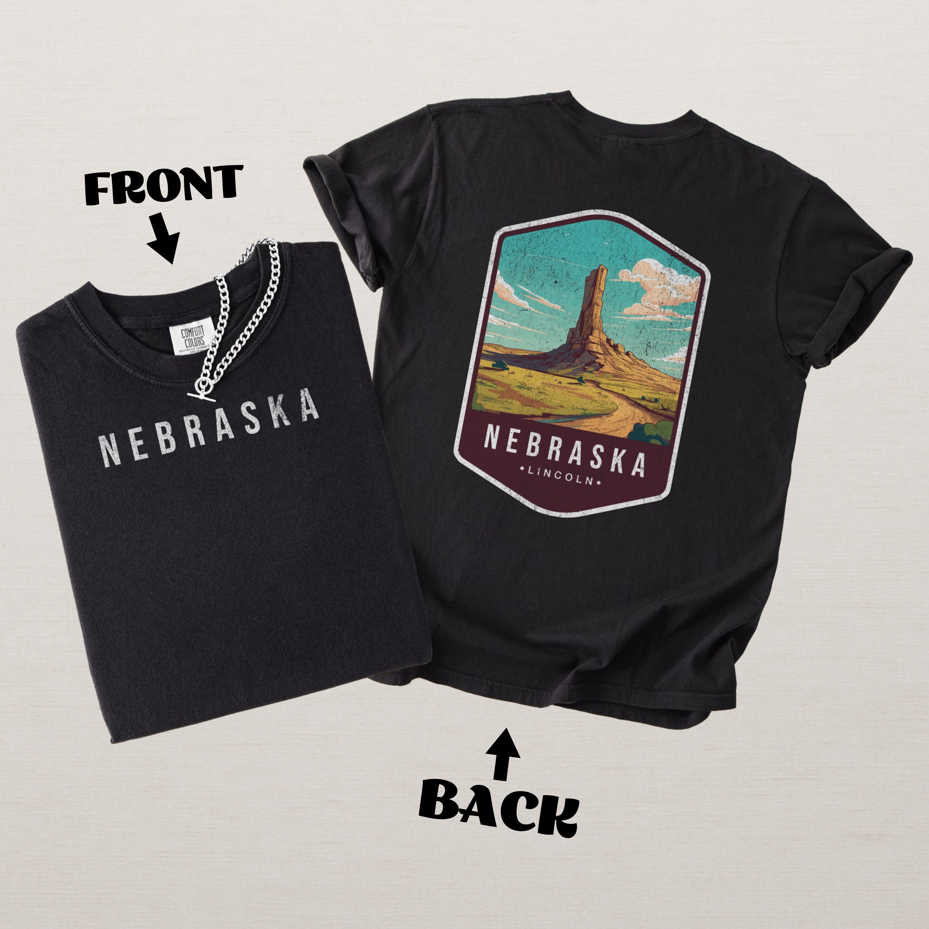 Nebraska Scenic Badge Shirt – Lincoln Edition