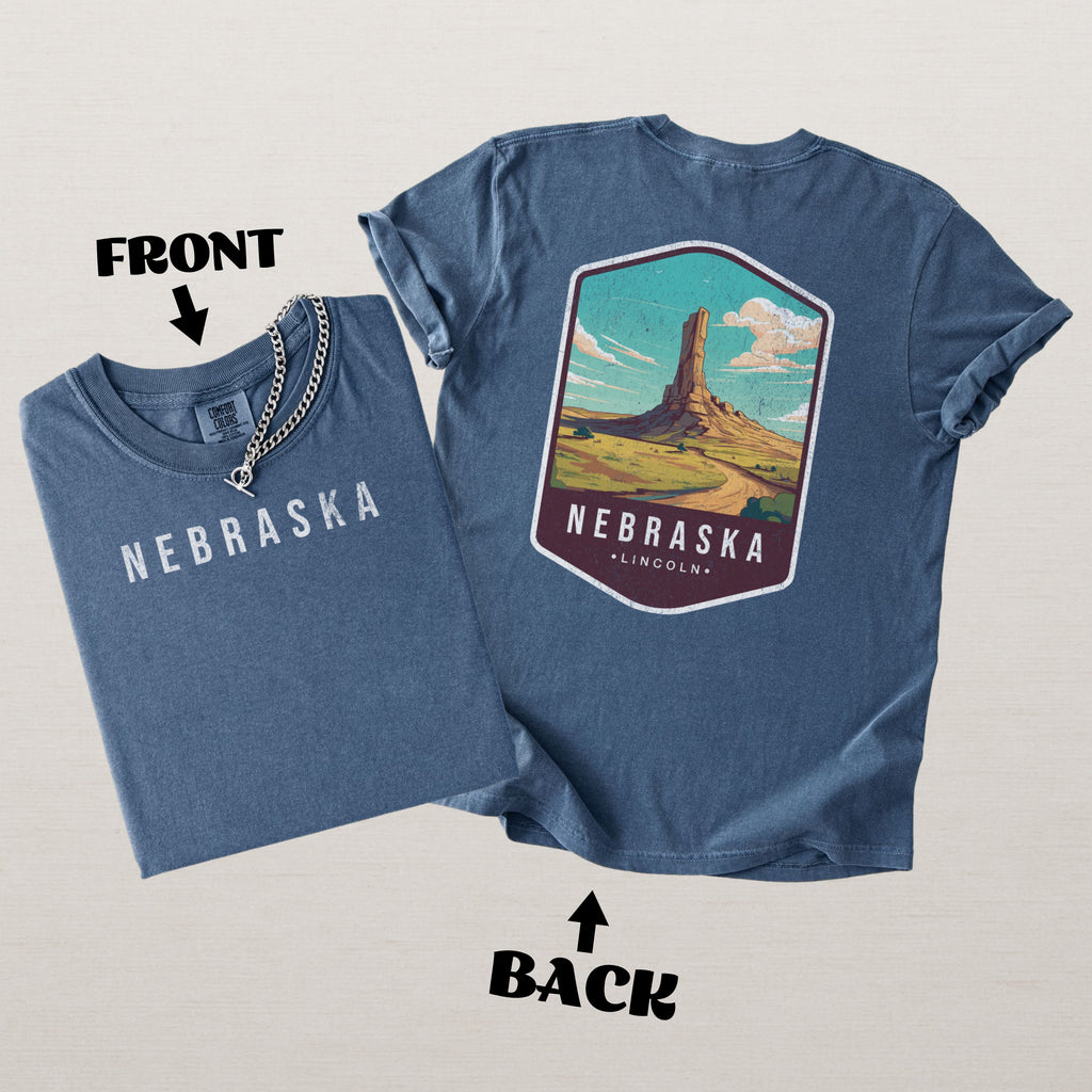 Nebraska Scenic Badge Shirt – Lincoln Edition