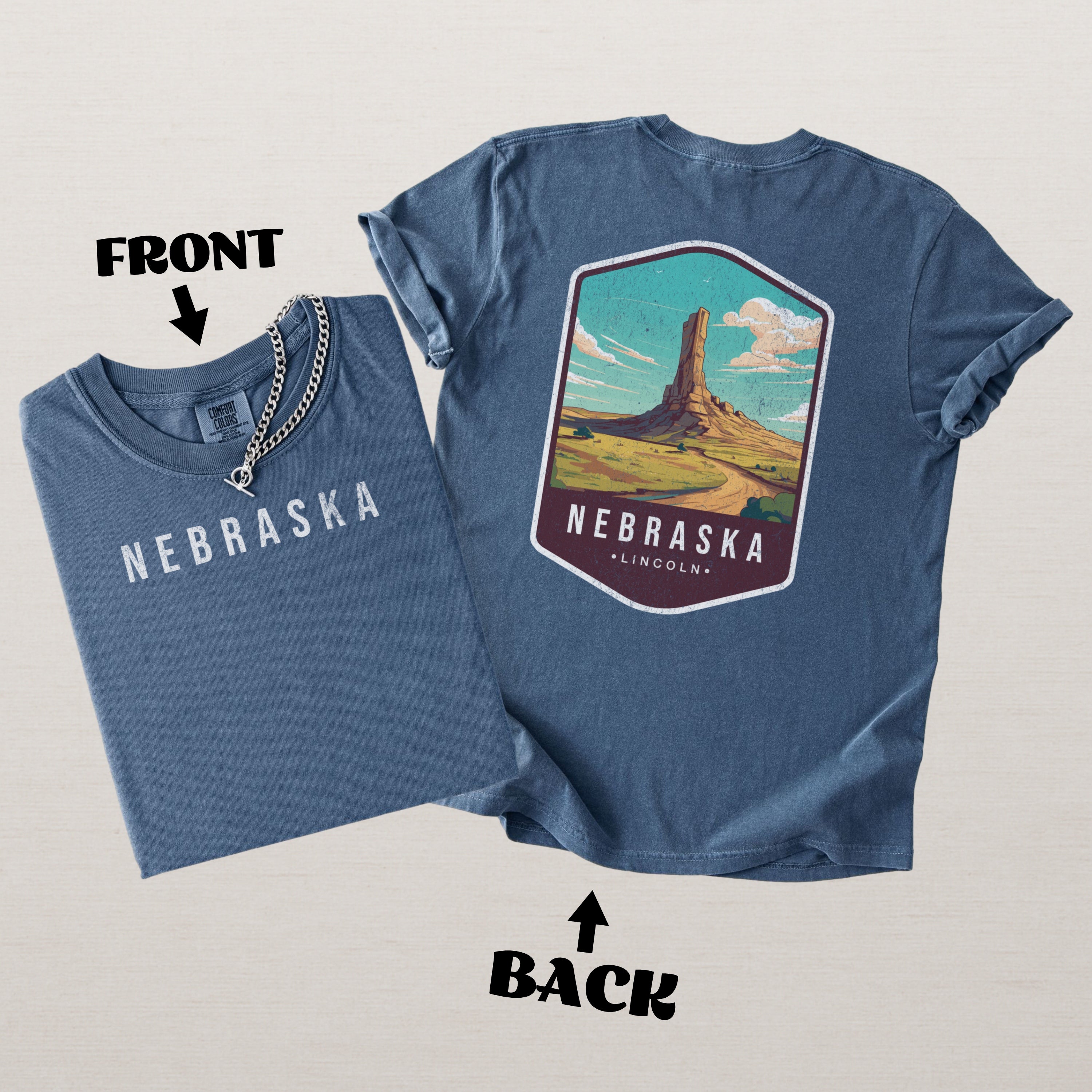 Nebraska Scenic Badge Shirt – Lincoln Edition
