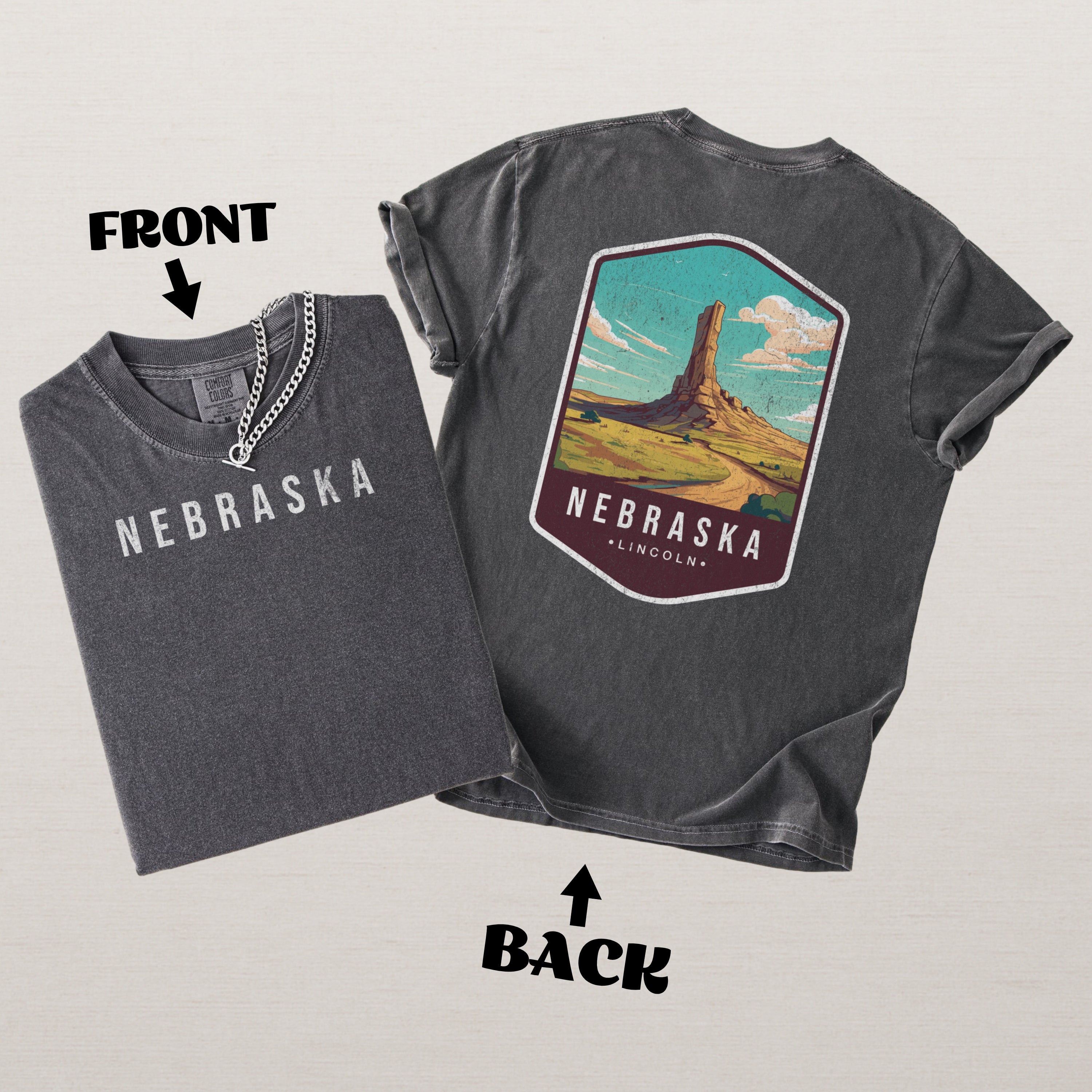 Nebraska Scenic Badge Shirt – Lincoln Edition