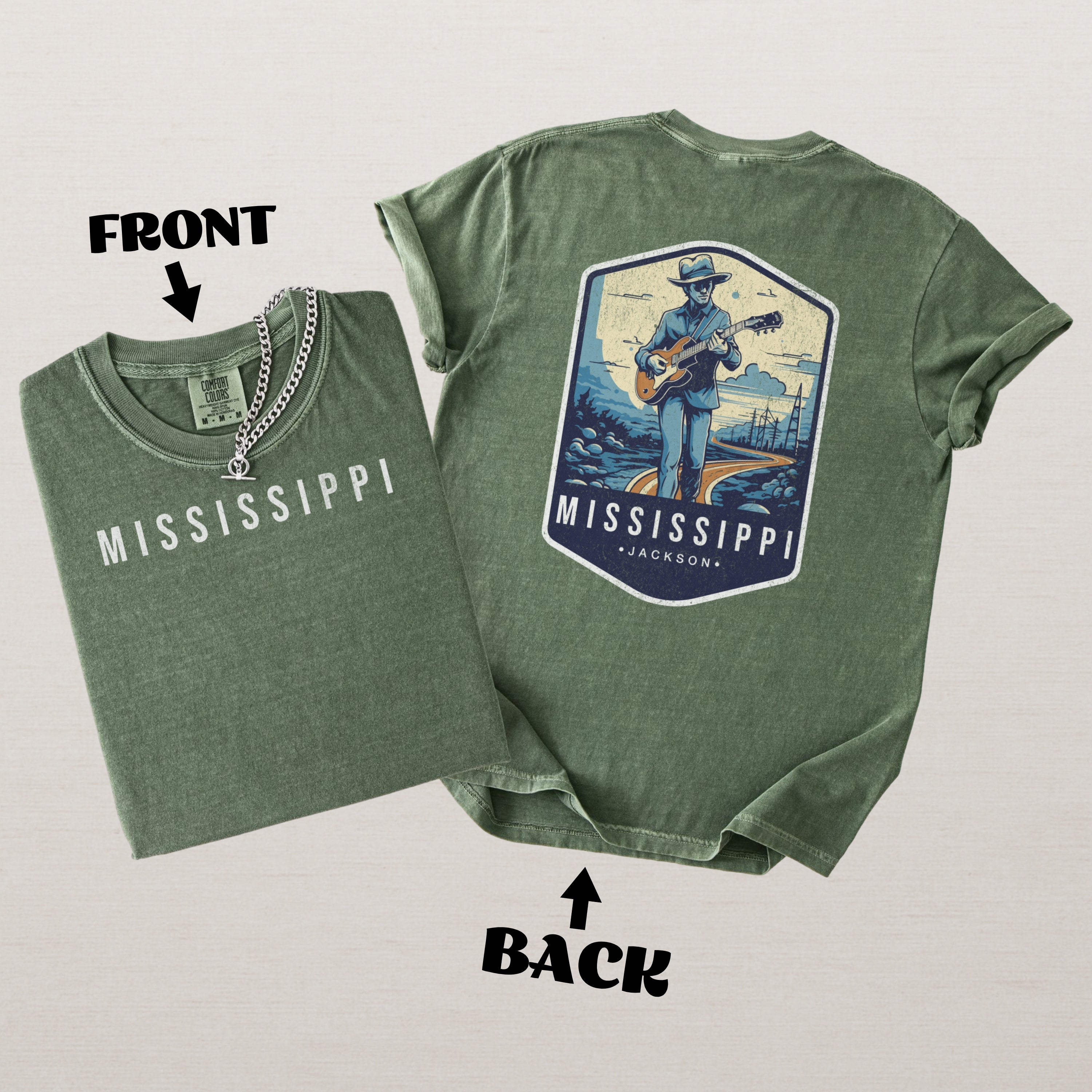 Mississippi Scenic Badge Shirt – Jackson Edition