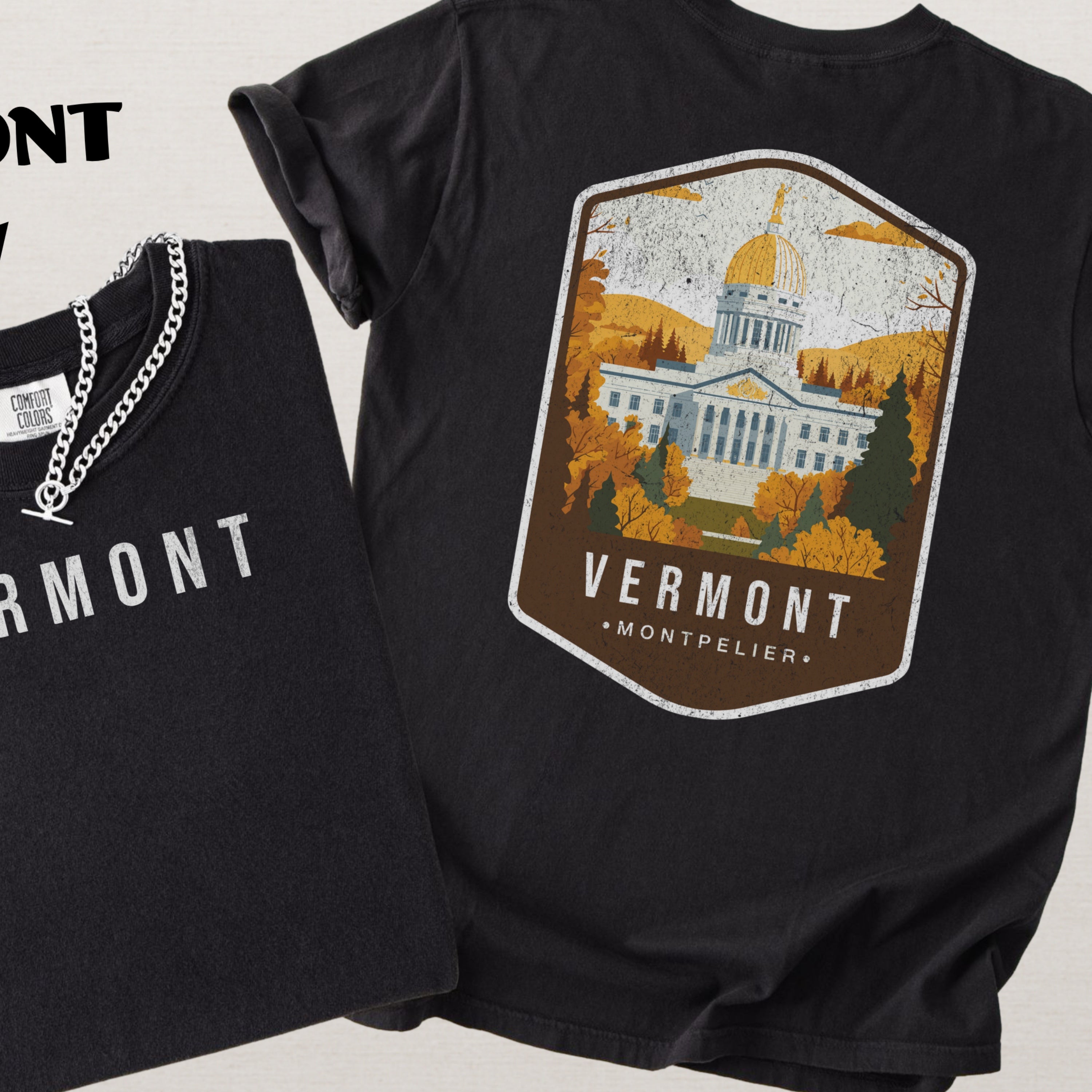 Vermont Scenic Badge Shirt – Montpelier Edition