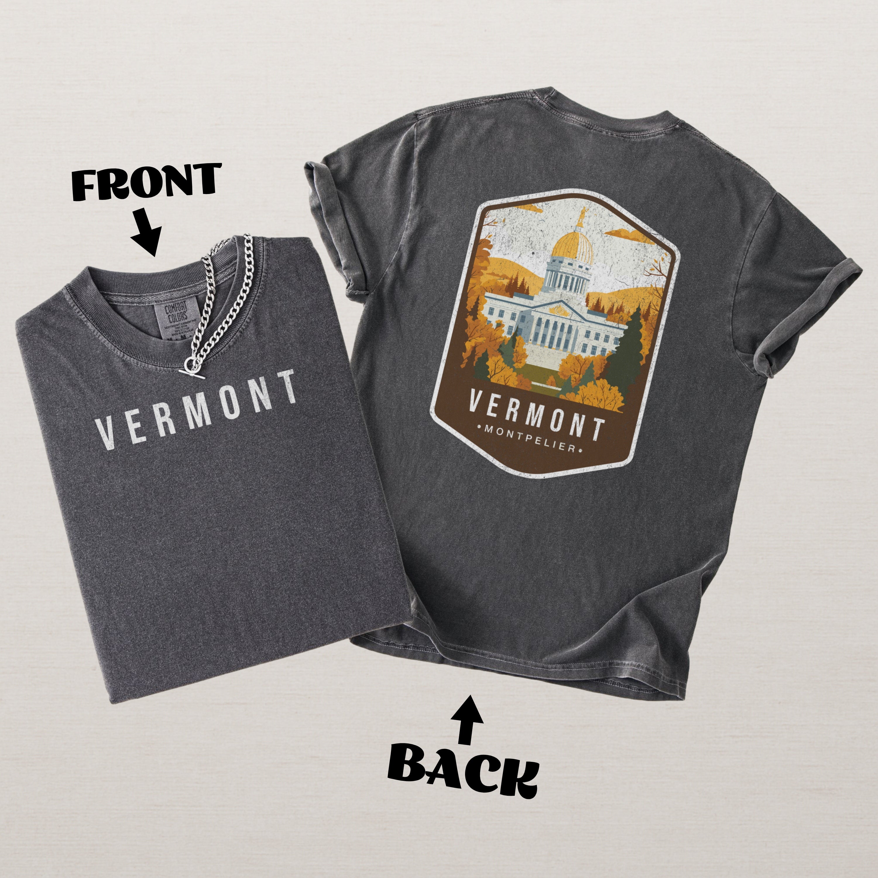 Vermont Scenic Badge Shirt – Montpelier Edition