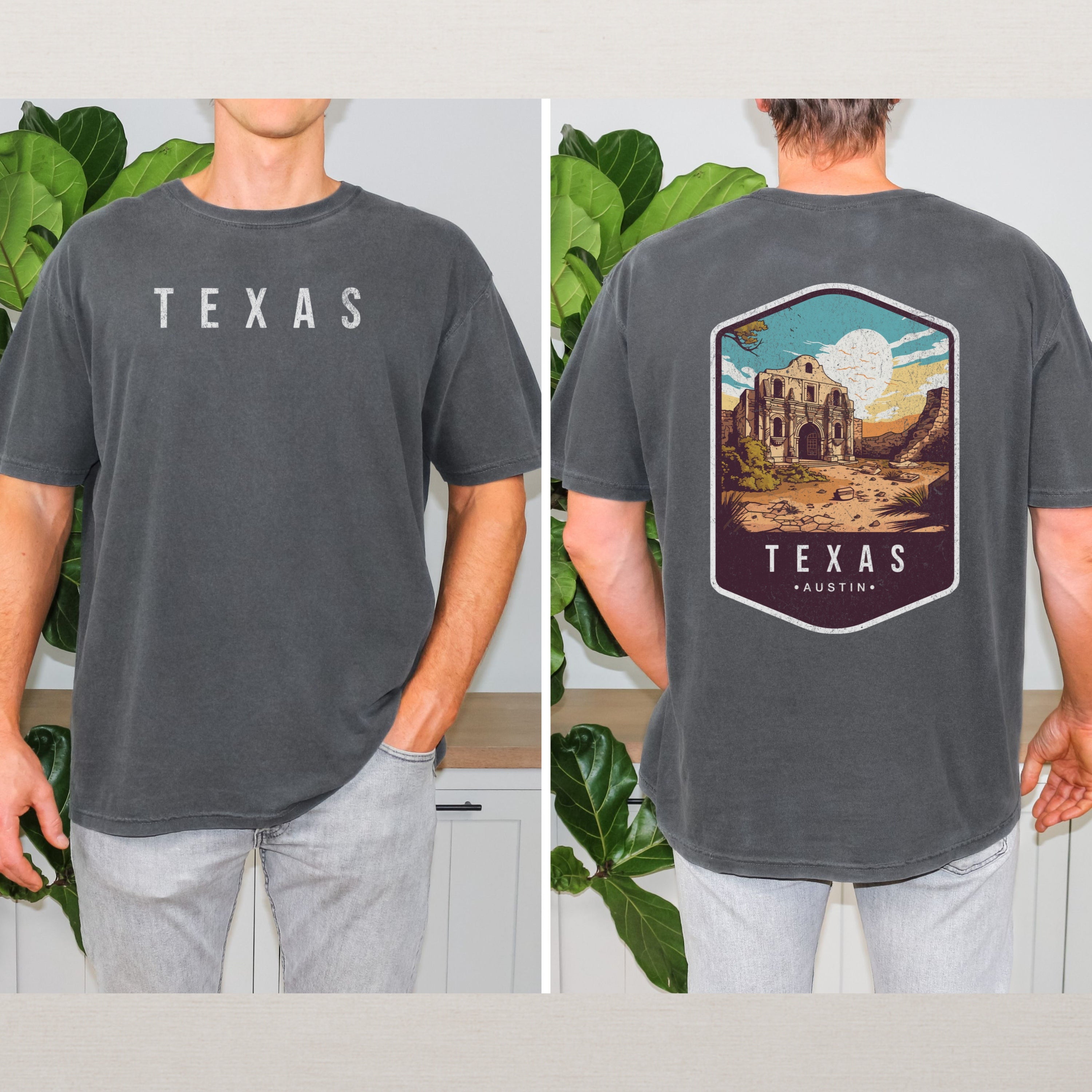 Texas Scenic Badge Shirt – Austin Edition