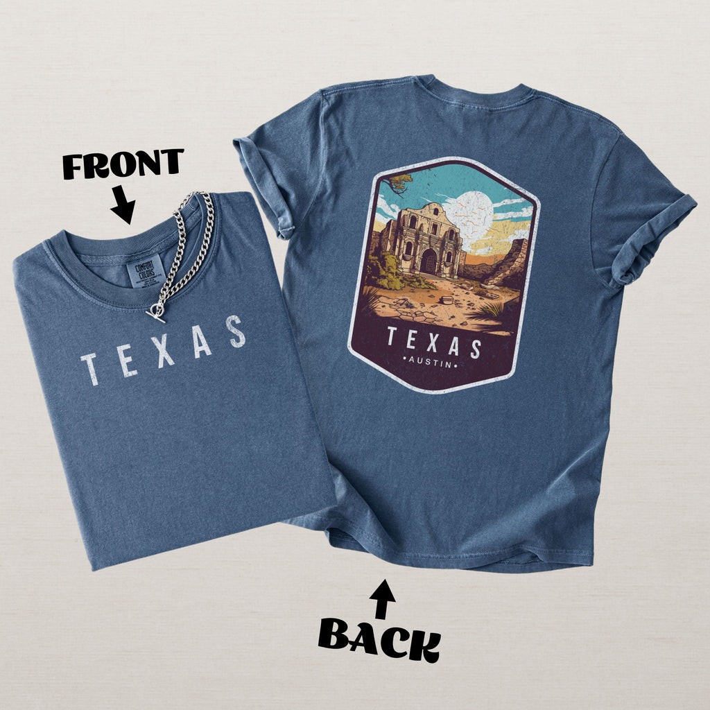 Texas Scenic Badge Shirt – Austin Edition