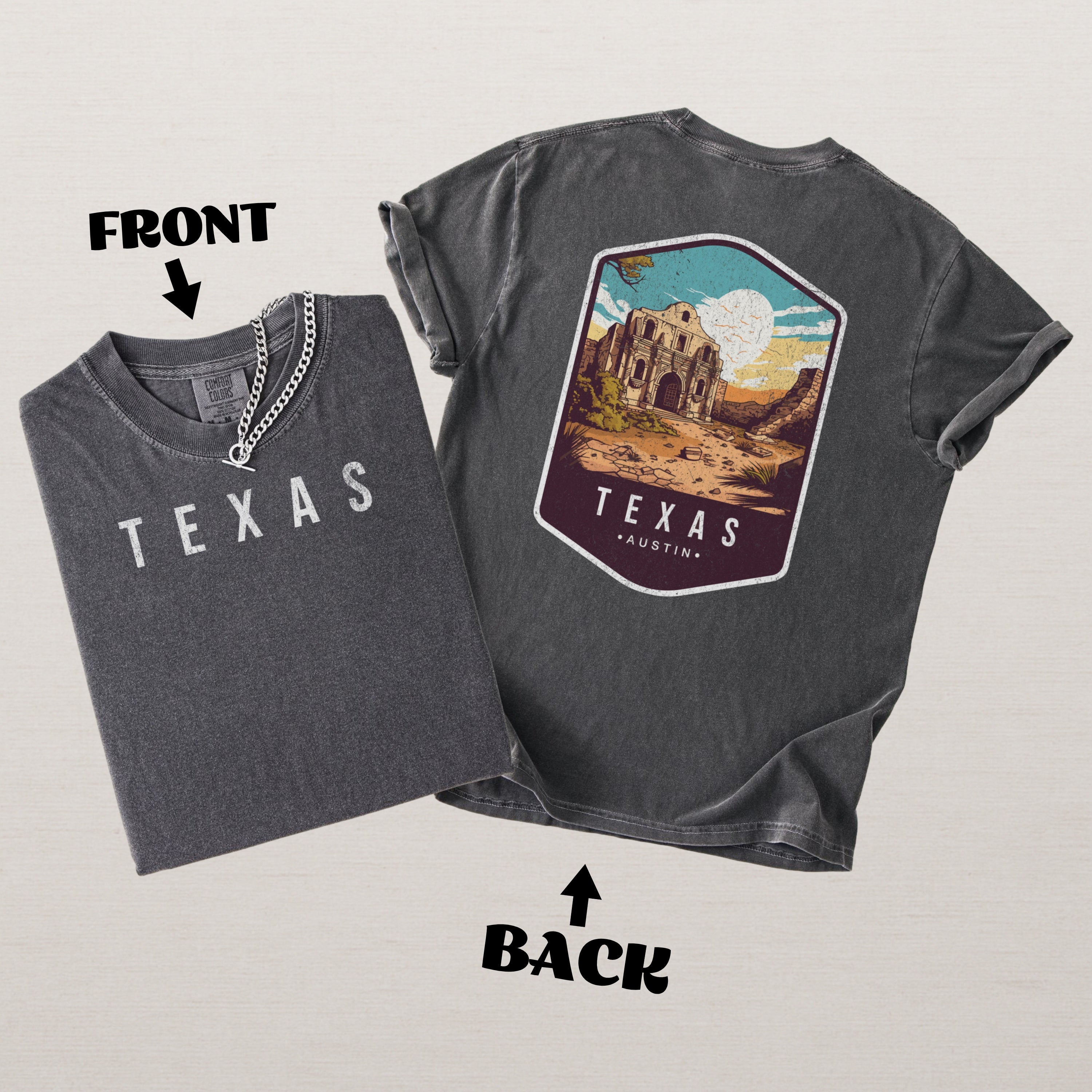 Texas Scenic Badge Shirt – Austin Edition