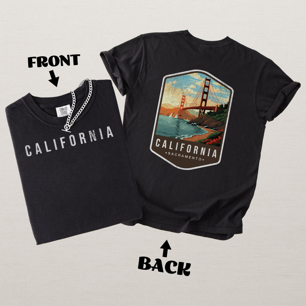 California Scenic Badge Shirt – Sacramento Landmark Edition