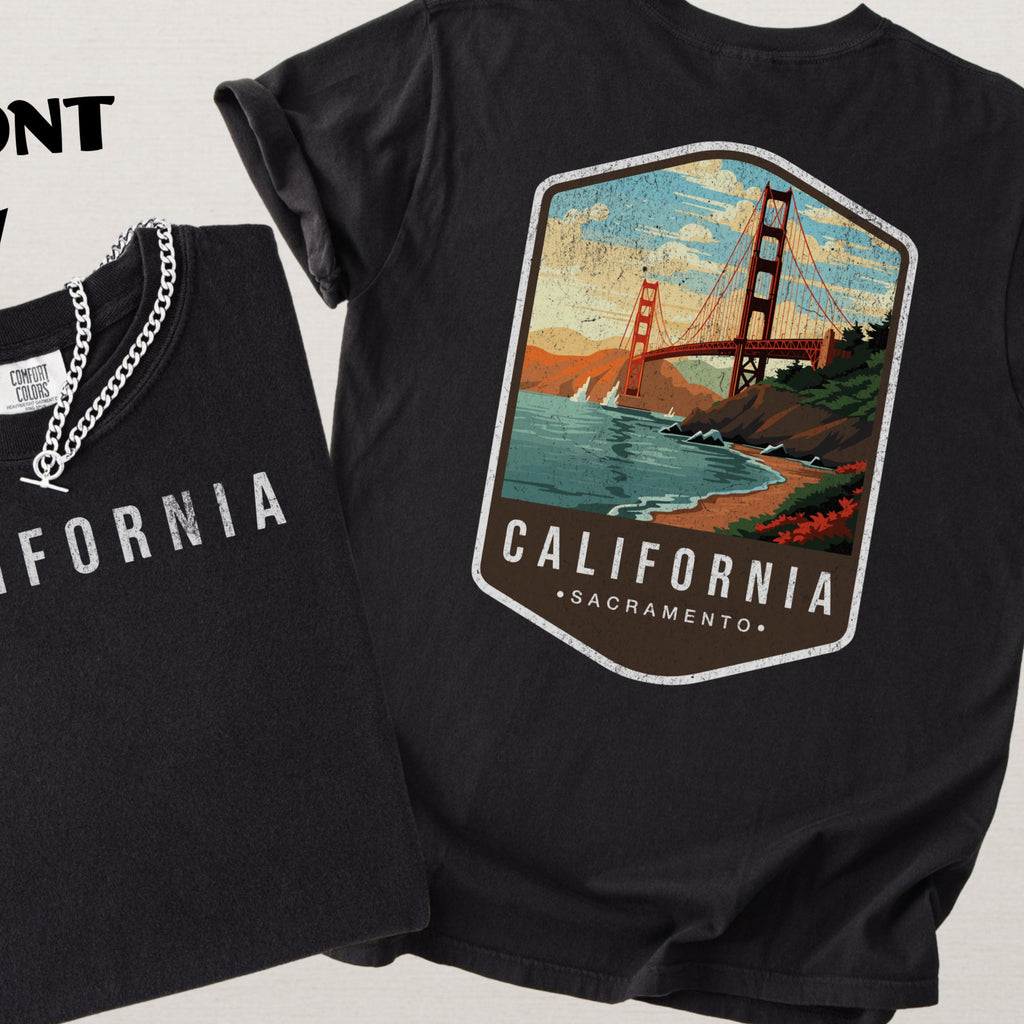 California Scenic Badge Shirt – Sacramento Landmark Edition